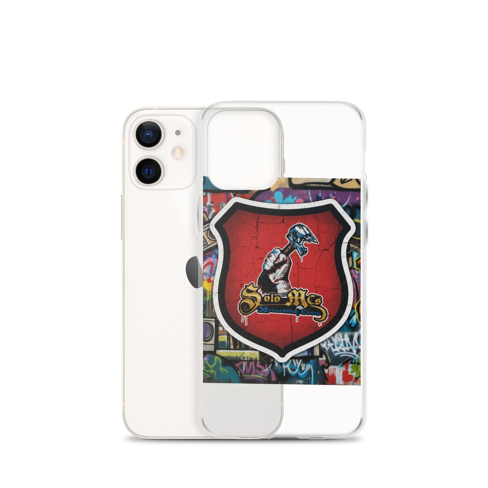 Clear Case for iPhone® - Solo MCs Hip - Hop Motorbike Crew