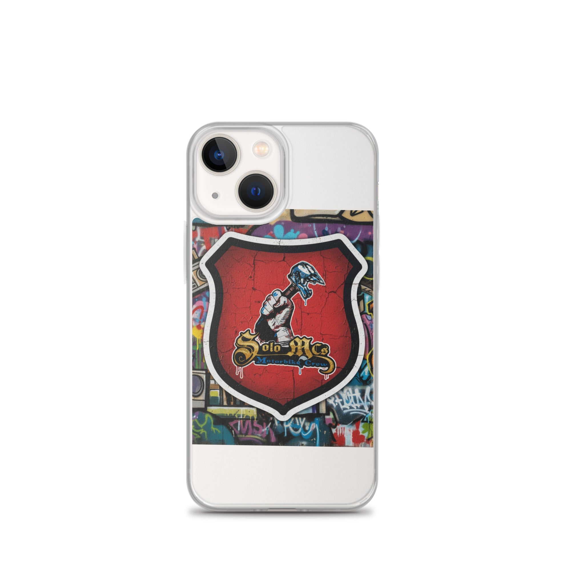 Clear Case for iPhone® - Solo MCs Hip - Hop Motorbike Crew