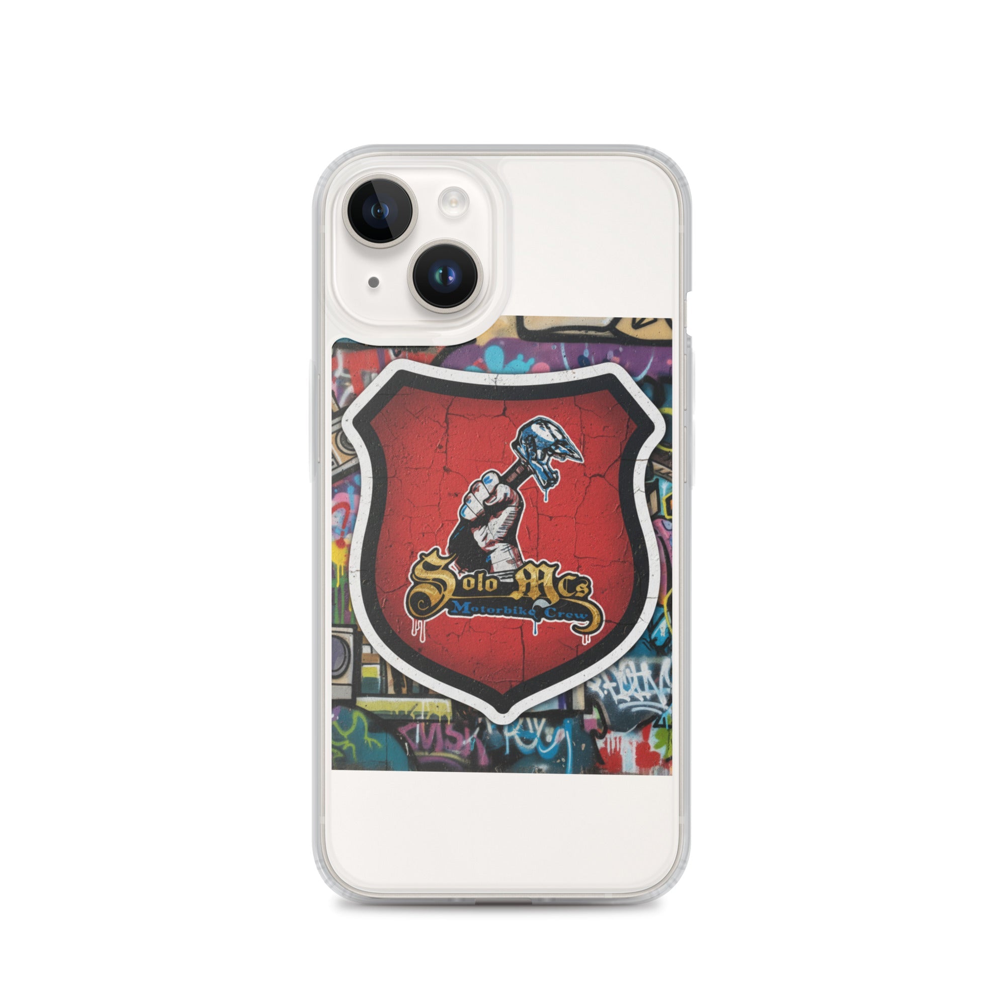 Clear Case for iPhone® - Solo MCs Hip - Hop Motorbike Crew