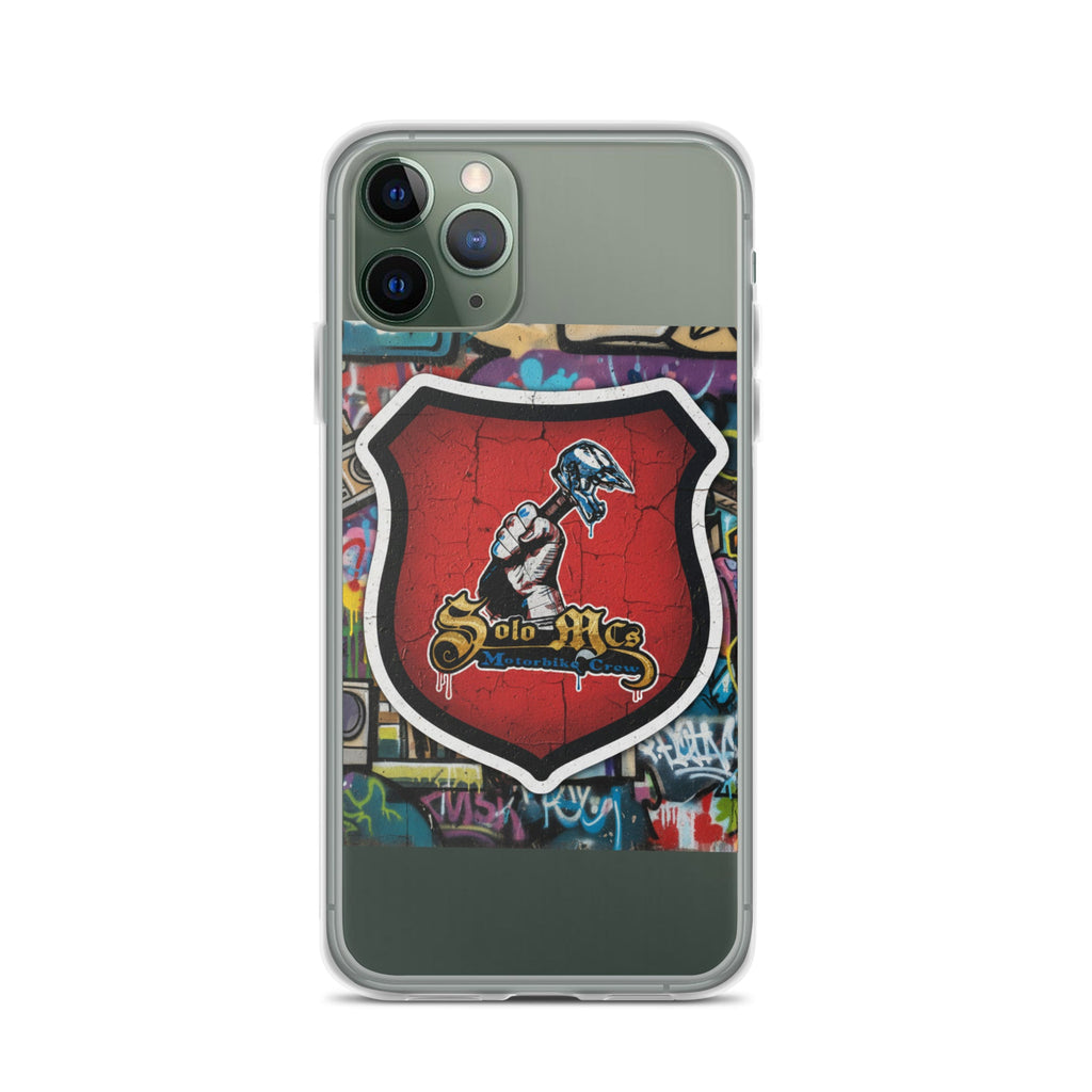Clear Case for iPhone® - Solo MCs Hip - Hop Motorbike Crew