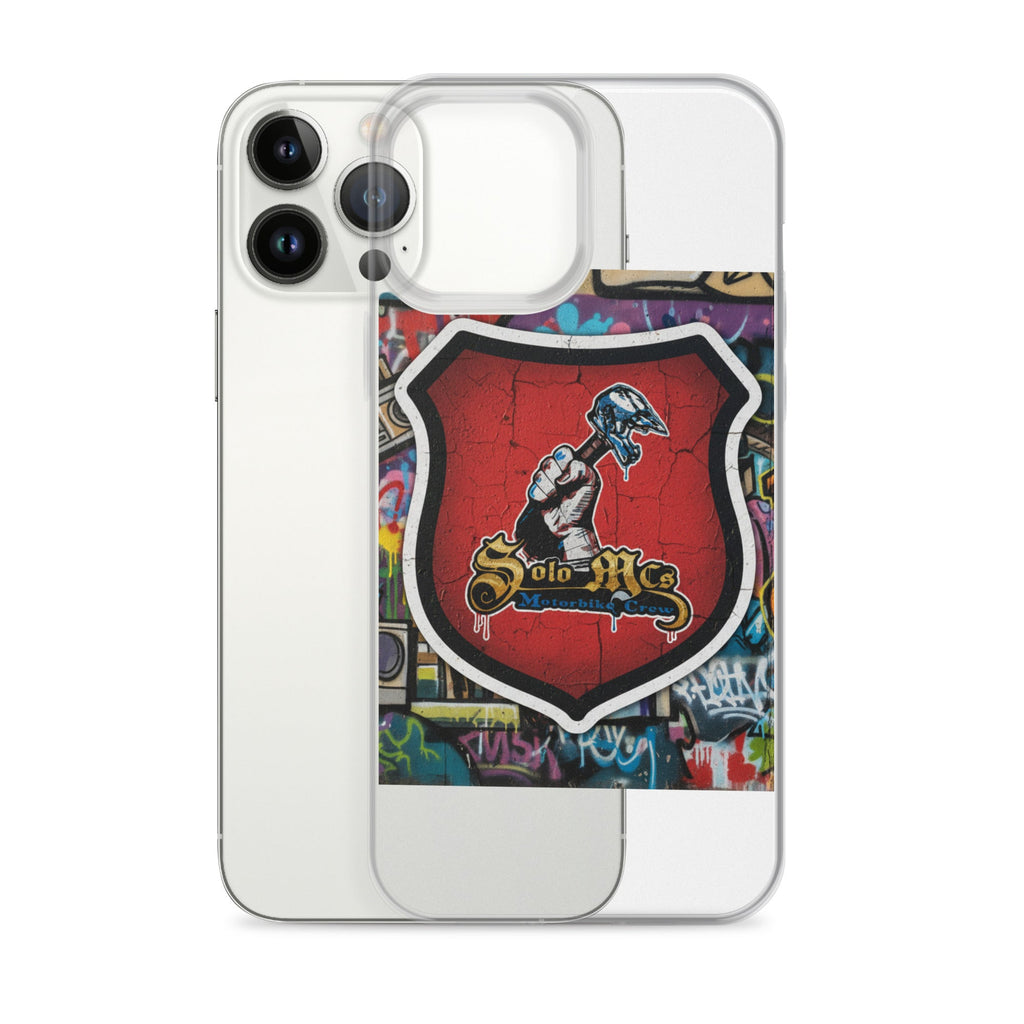 Clear Case for iPhone® - Solo MCs Hip - Hop Motorbike Crew