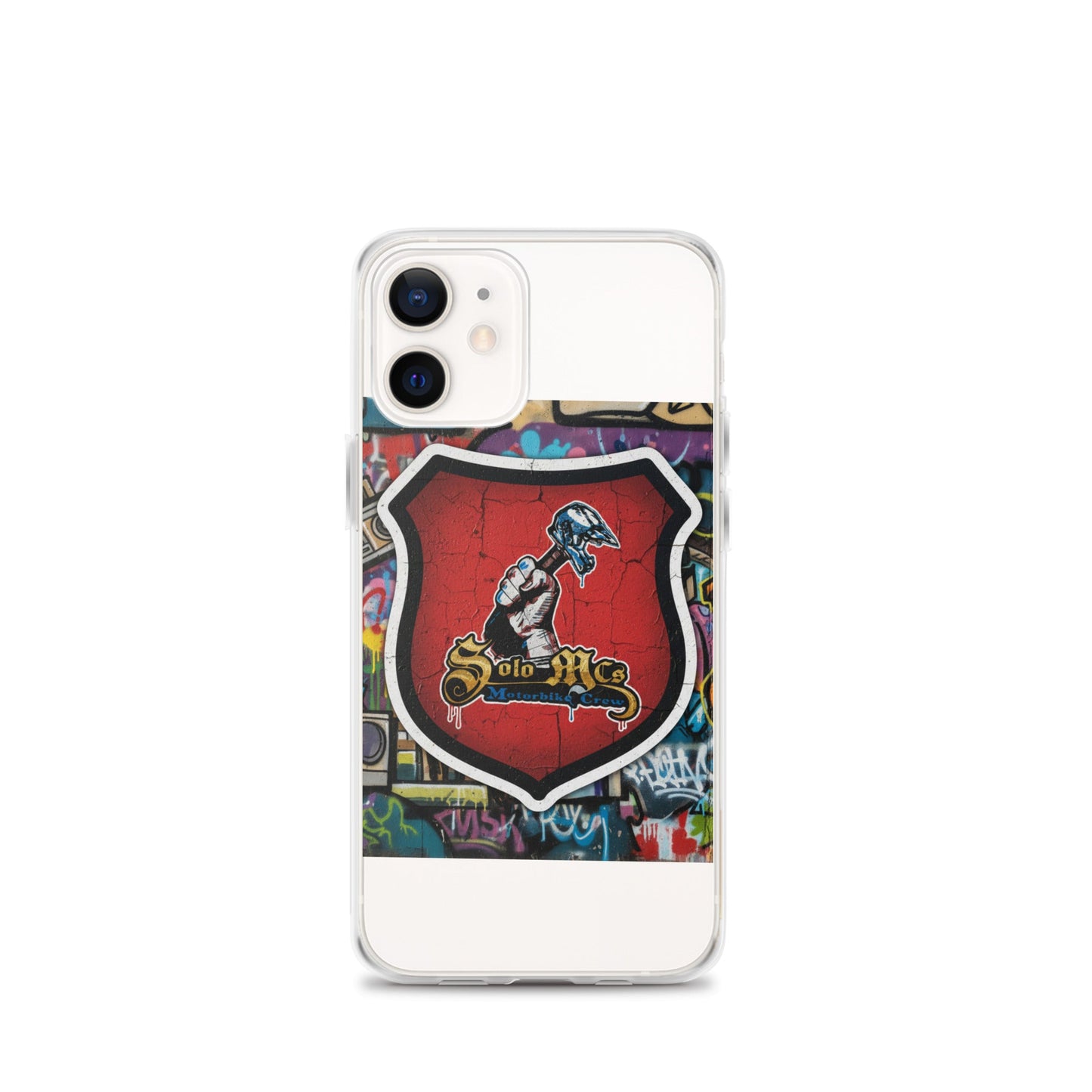 Clear Case for iPhone® - Solo MCs Hip - Hop Motorbike Crew