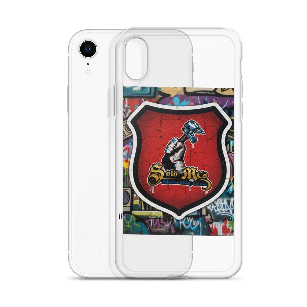 Clear Case for iPhone® - Solo MCs Hip - Hop Motorbike Crew
