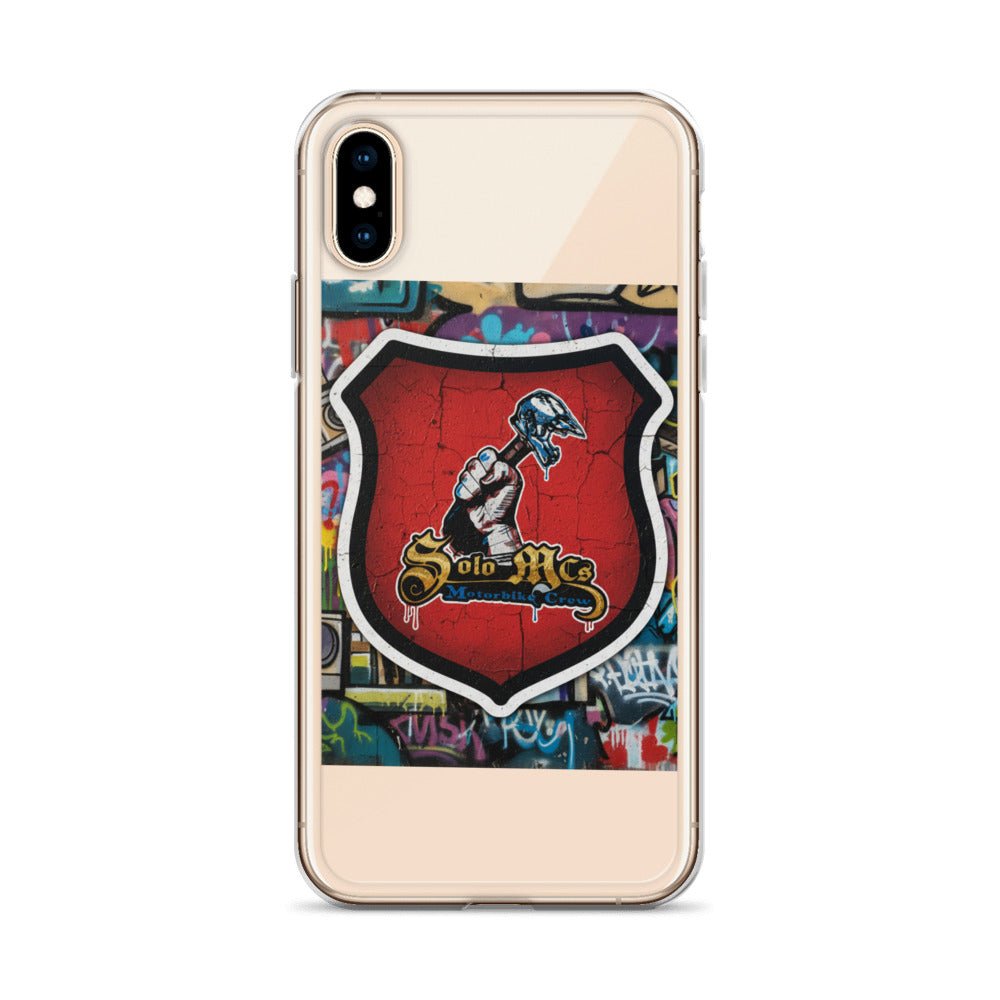 Clear Case for iPhone® - Solo MCs Hip - Hop Motorbike Crew