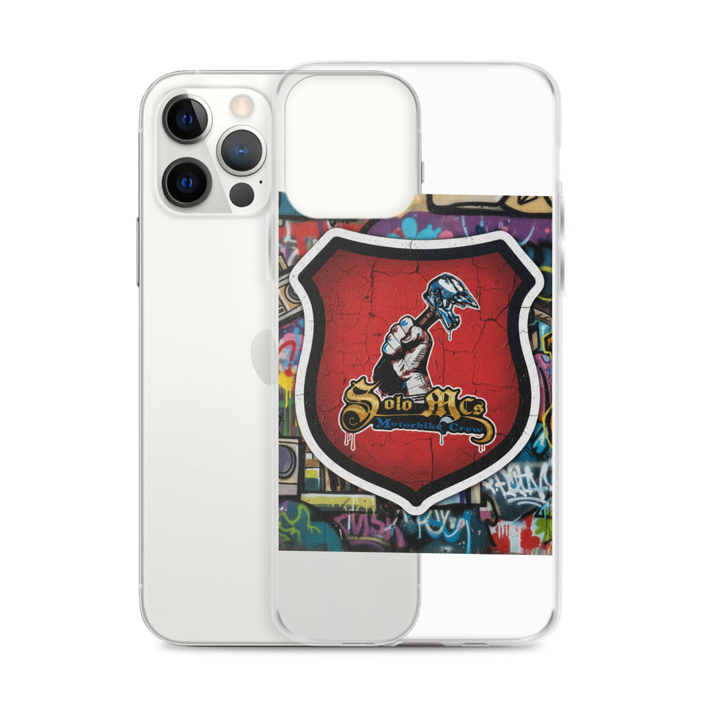 Clear Case for iPhone® - Solo MCs Hip - Hop Motorbike Crew