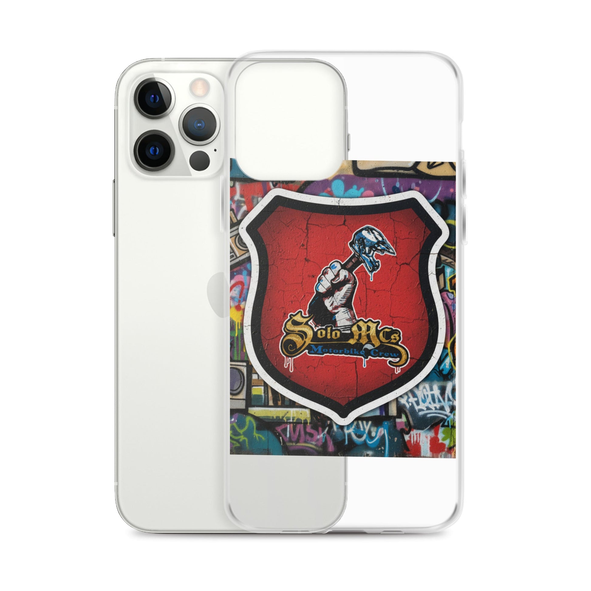 Clear Case for iPhone® - Solo MCs Hip - Hop Motorbike Crew