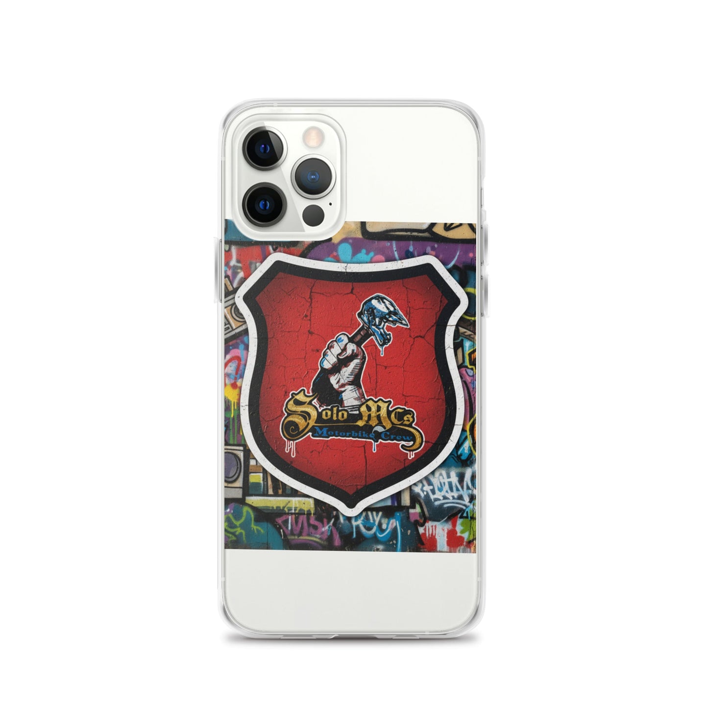 Clear Case for iPhone® - Solo MCs Hip - Hop Motorbike Crew