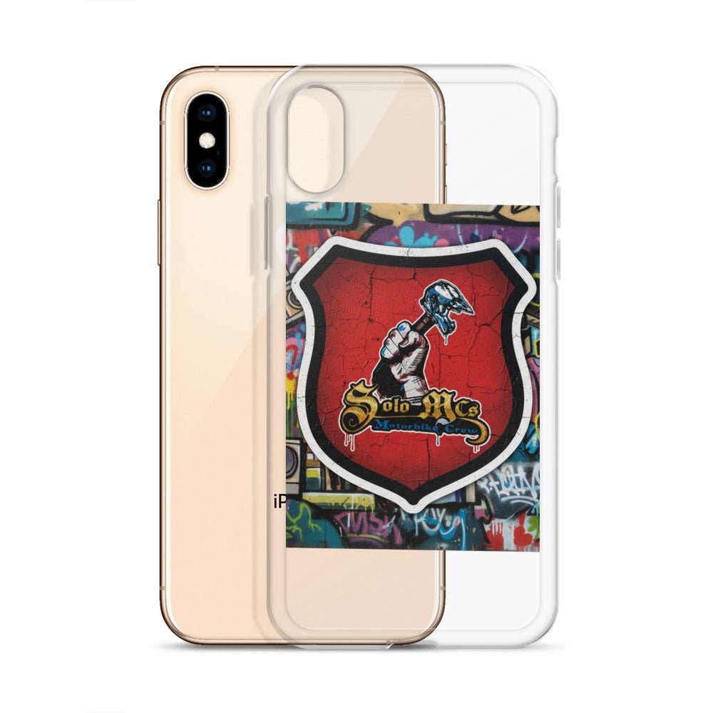 Clear Case for iPhone® - Solo MCs Hip - Hop Motorbike Crew