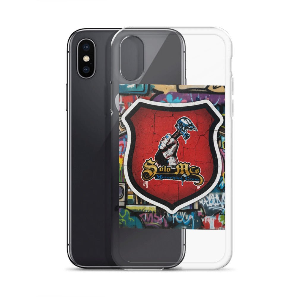 Clear Case for iPhone® - Solo MCs Hip - Hop Motorbike Crew