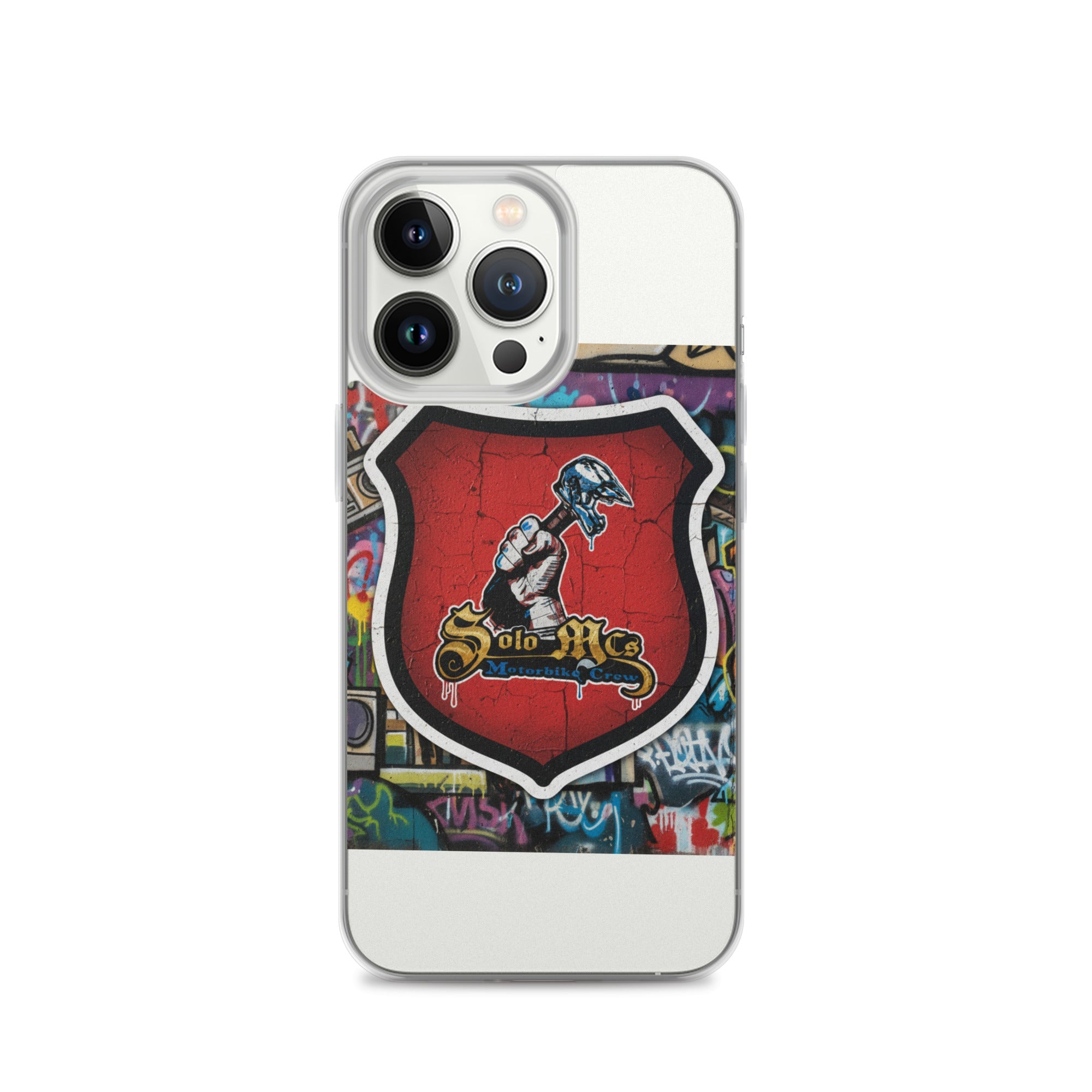 Clear Case for iPhone® - Solo MCs Hip - Hop Motorbike Crew