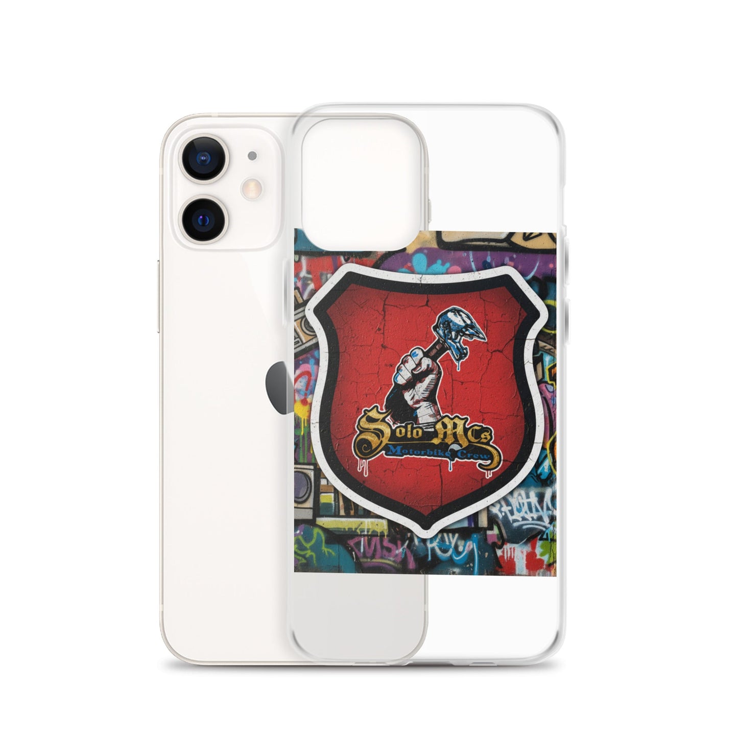 Clear Case for iPhone® - Solo MCs Hip - Hop Motorbike Crew