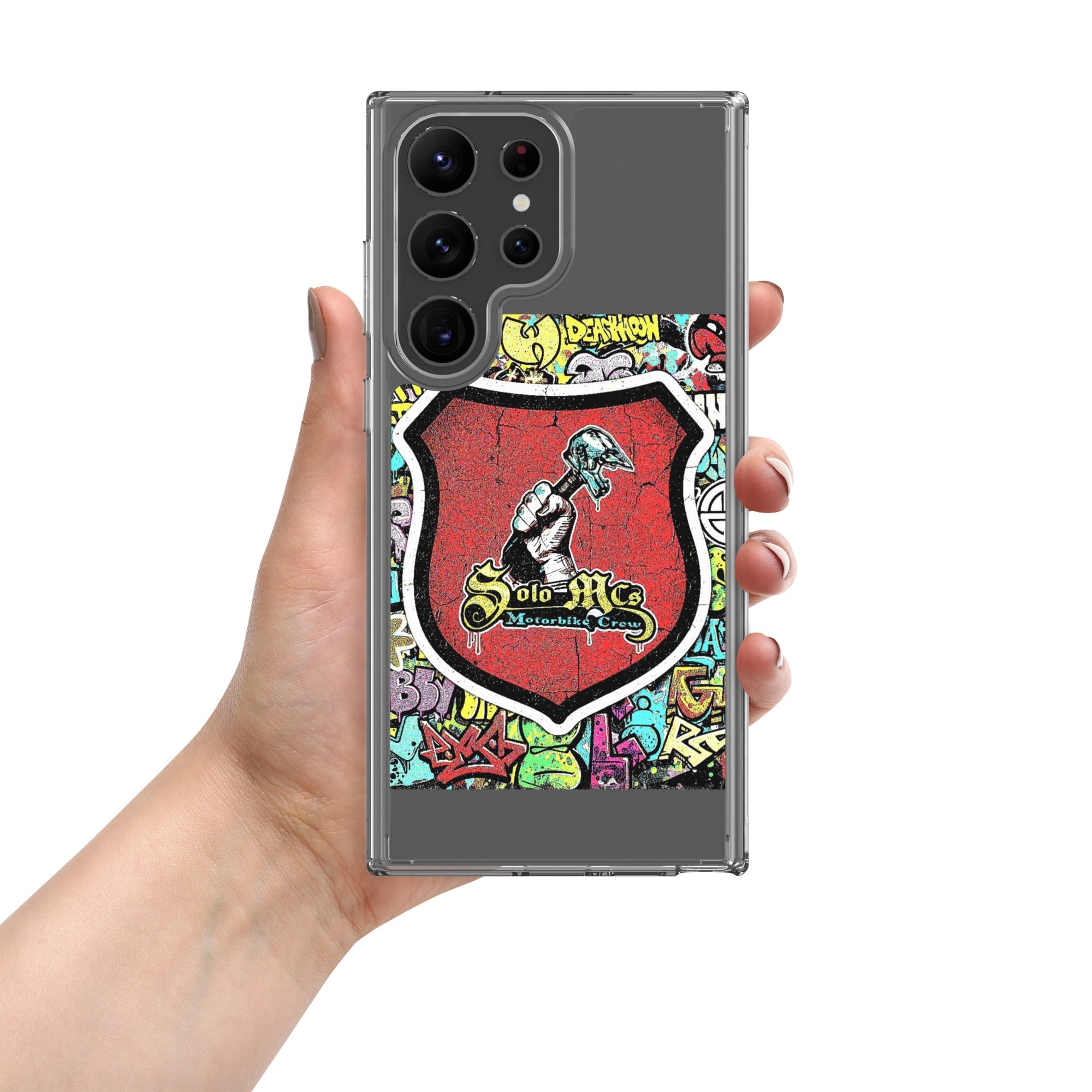 Clear Case for Samsung® - Solo MCs Hip - Hop Motorbike Crew
