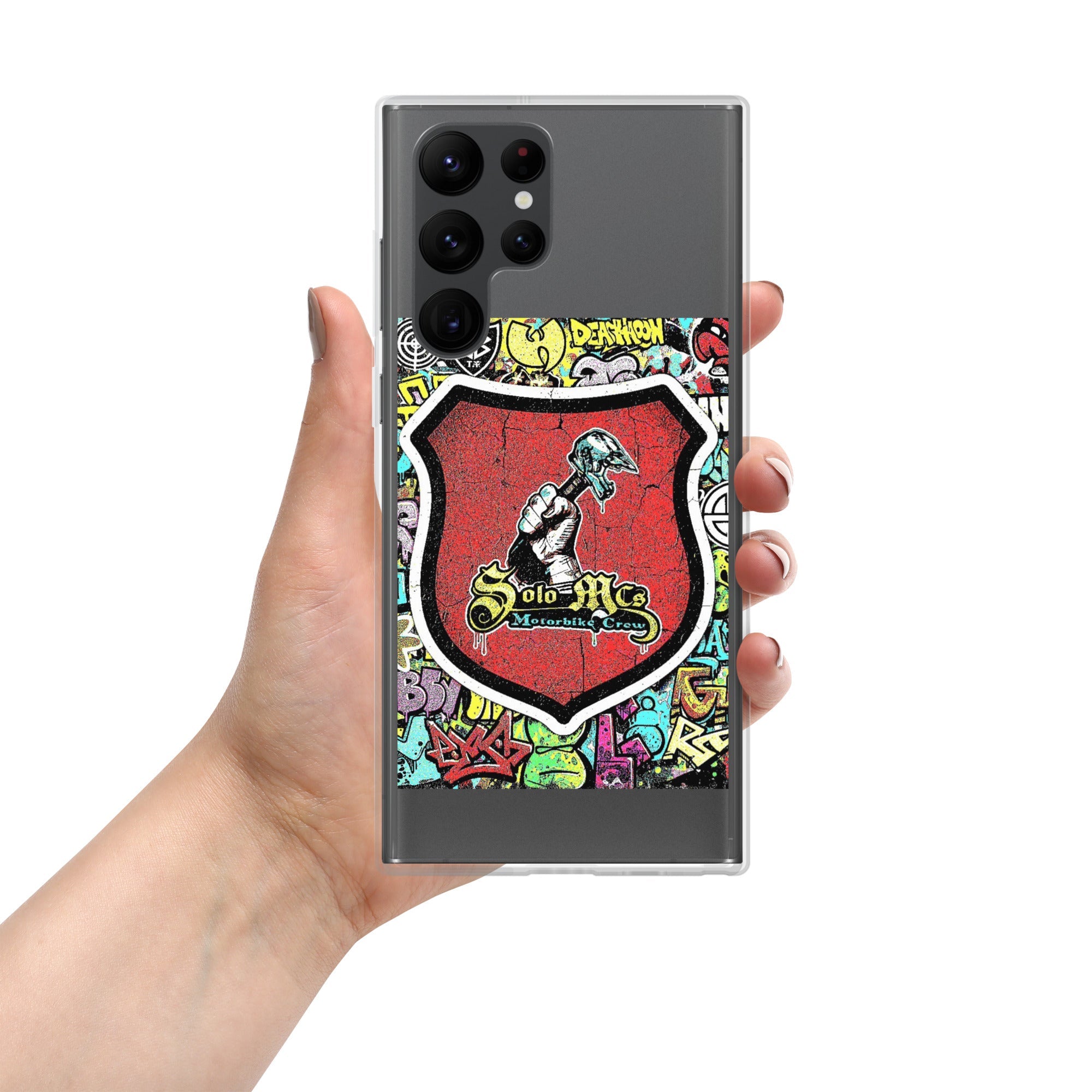 Clear Case for Samsung® - Solo MCs Hip - Hop Motorbike Crew