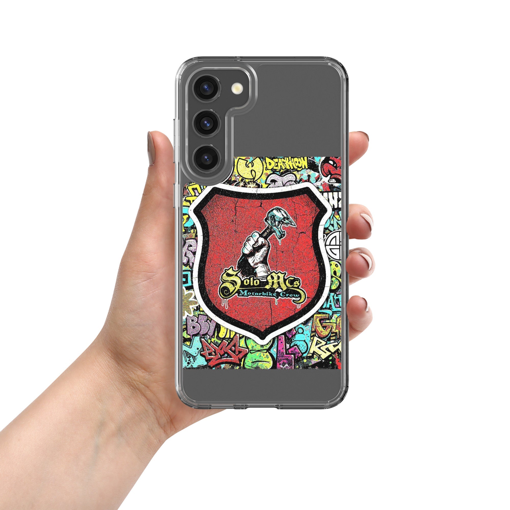 Clear Case for Samsung® - Solo MCs Hip - Hop Motorbike Crew