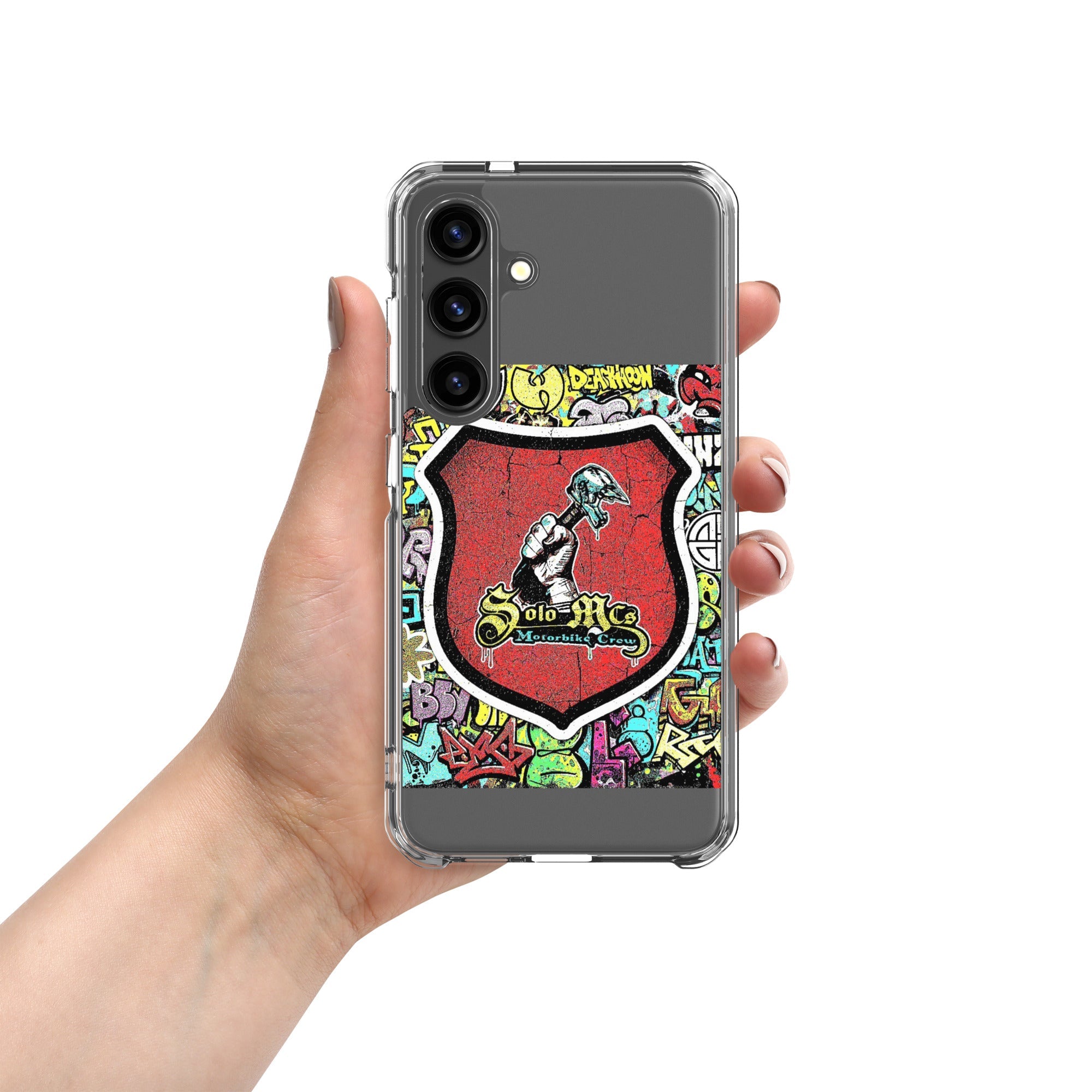 Clear Case for Samsung® - Solo MCs Hip - Hop Motorbike Crew