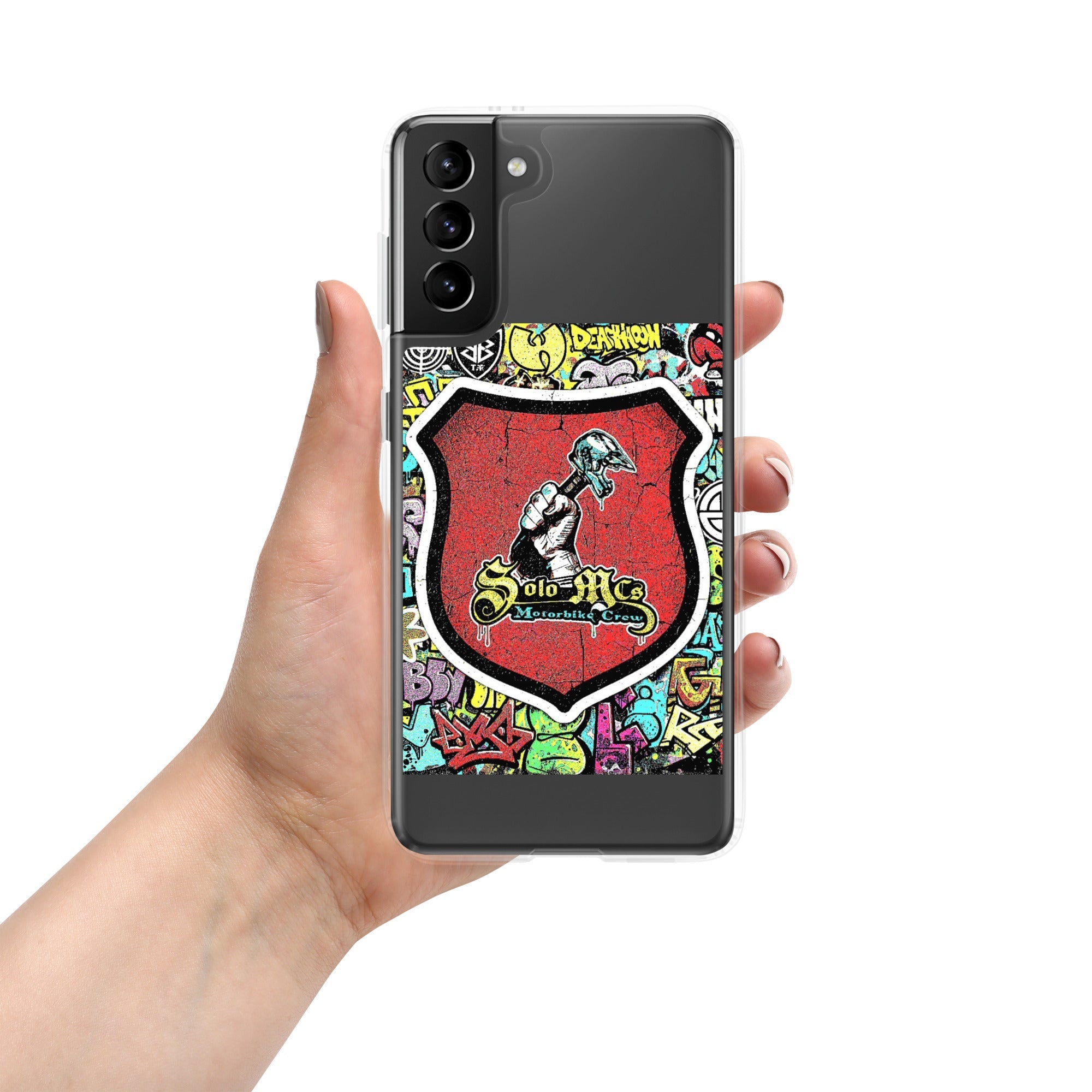 Clear Case for Samsung® - Solo MCs Hip - Hop Motorbike Crew