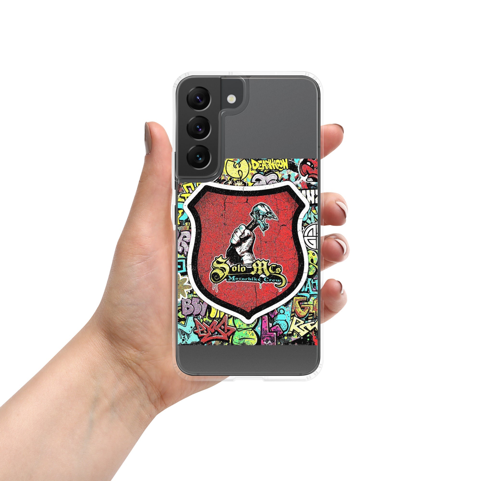 Clear Case for Samsung® - Solo MCs Hip - Hop Motorbike Crew