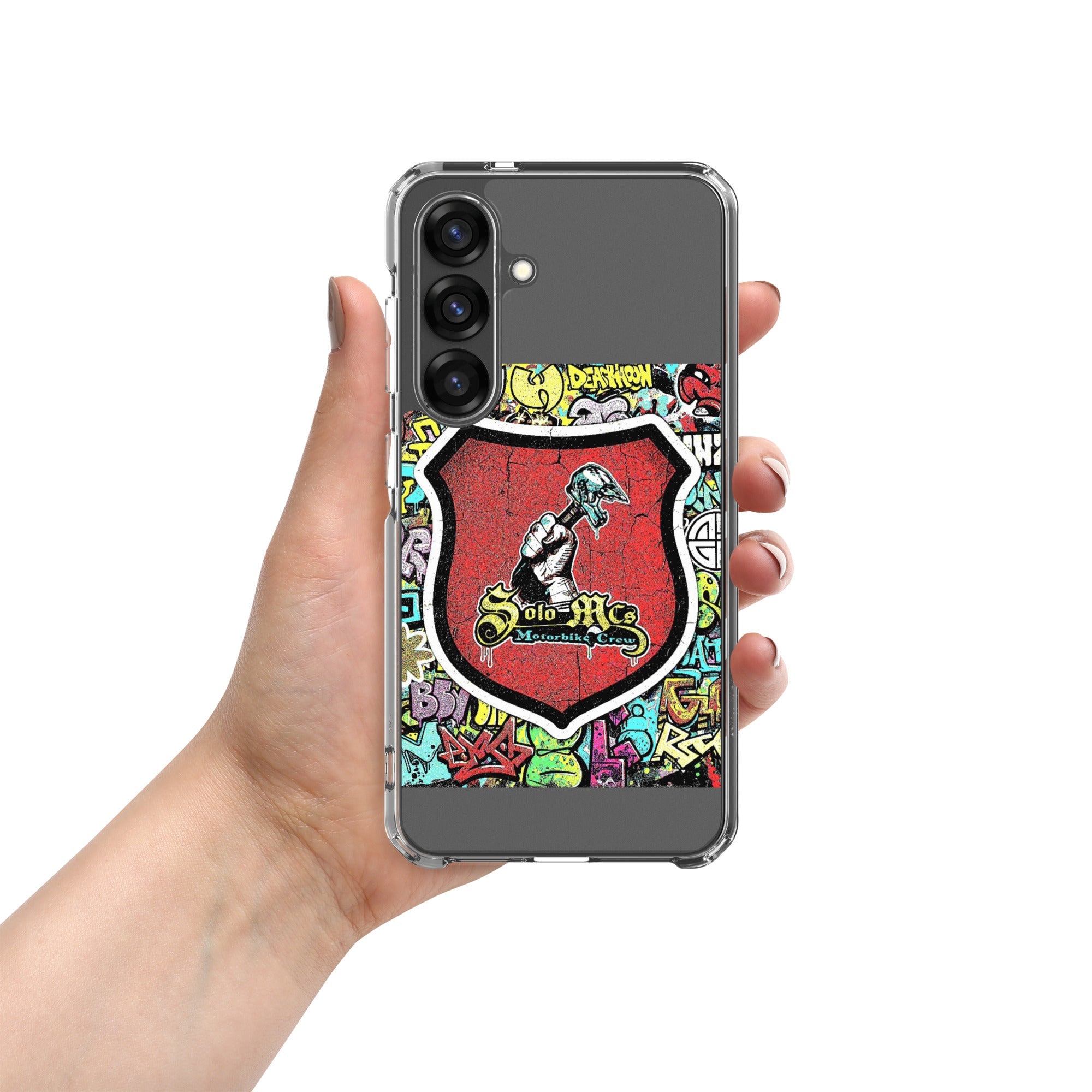 Clear Case for Samsung® - Solo MCs Hip - Hop Motorbike Crew