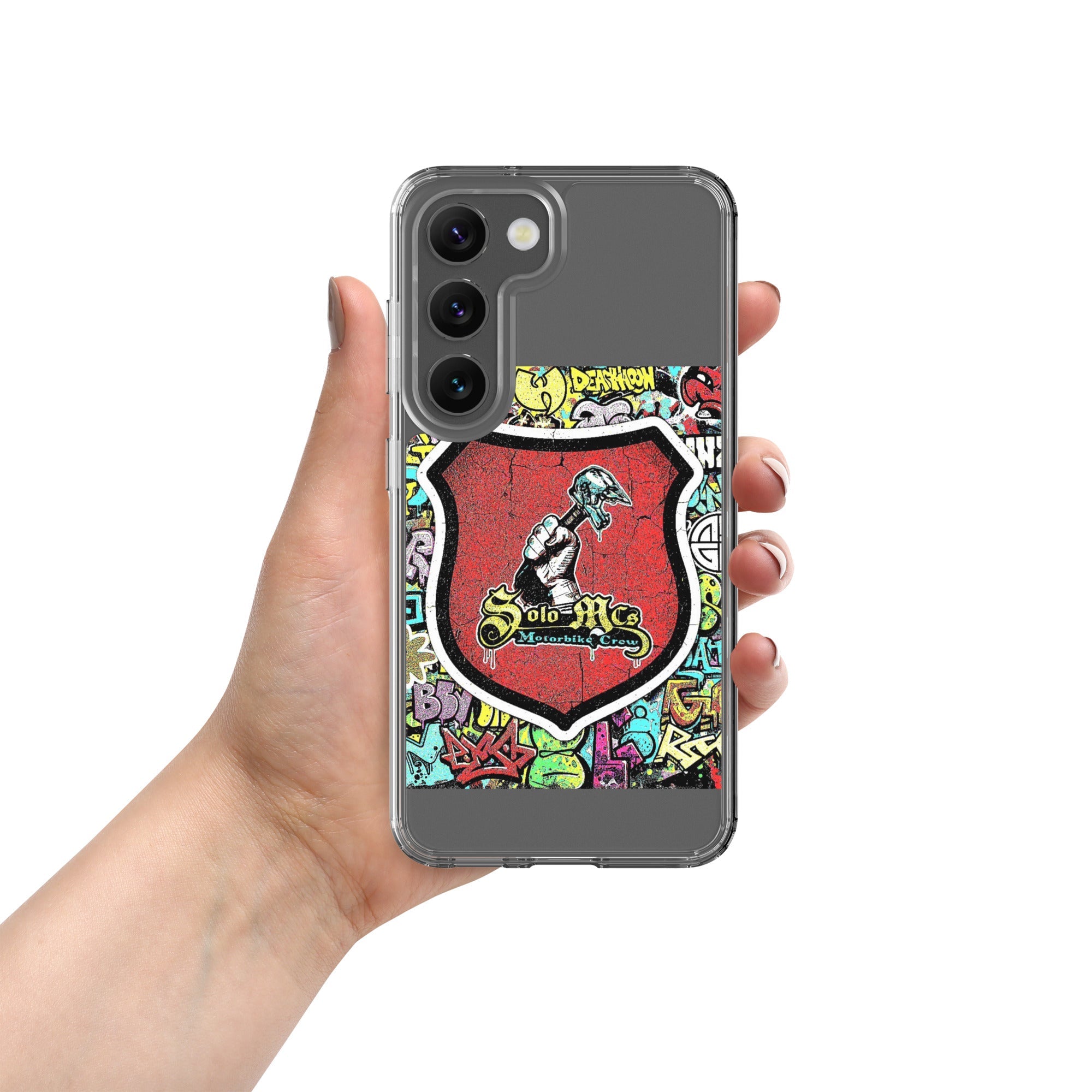 Clear Case for Samsung® - Solo MCs Hip - Hop Motorbike Crew