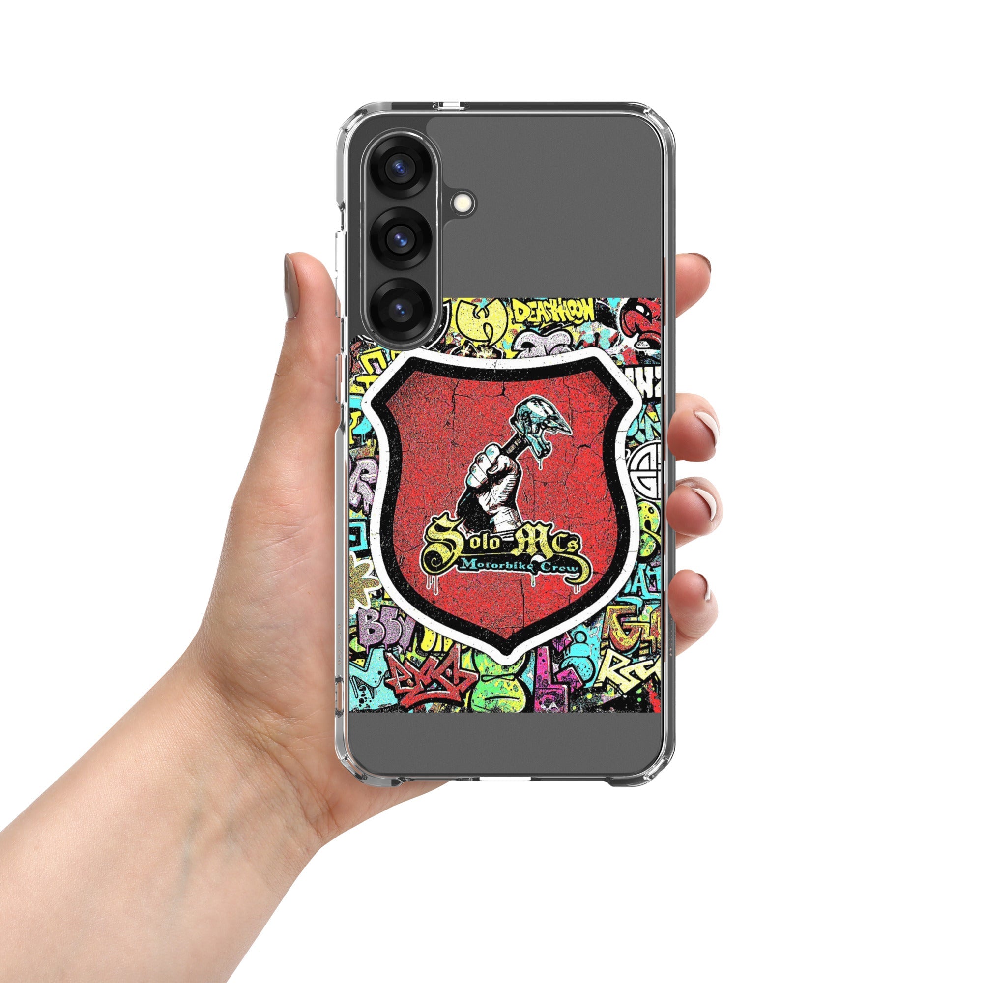 Clear Case for Samsung® - Solo MCs Hip - Hop Motorbike Crew