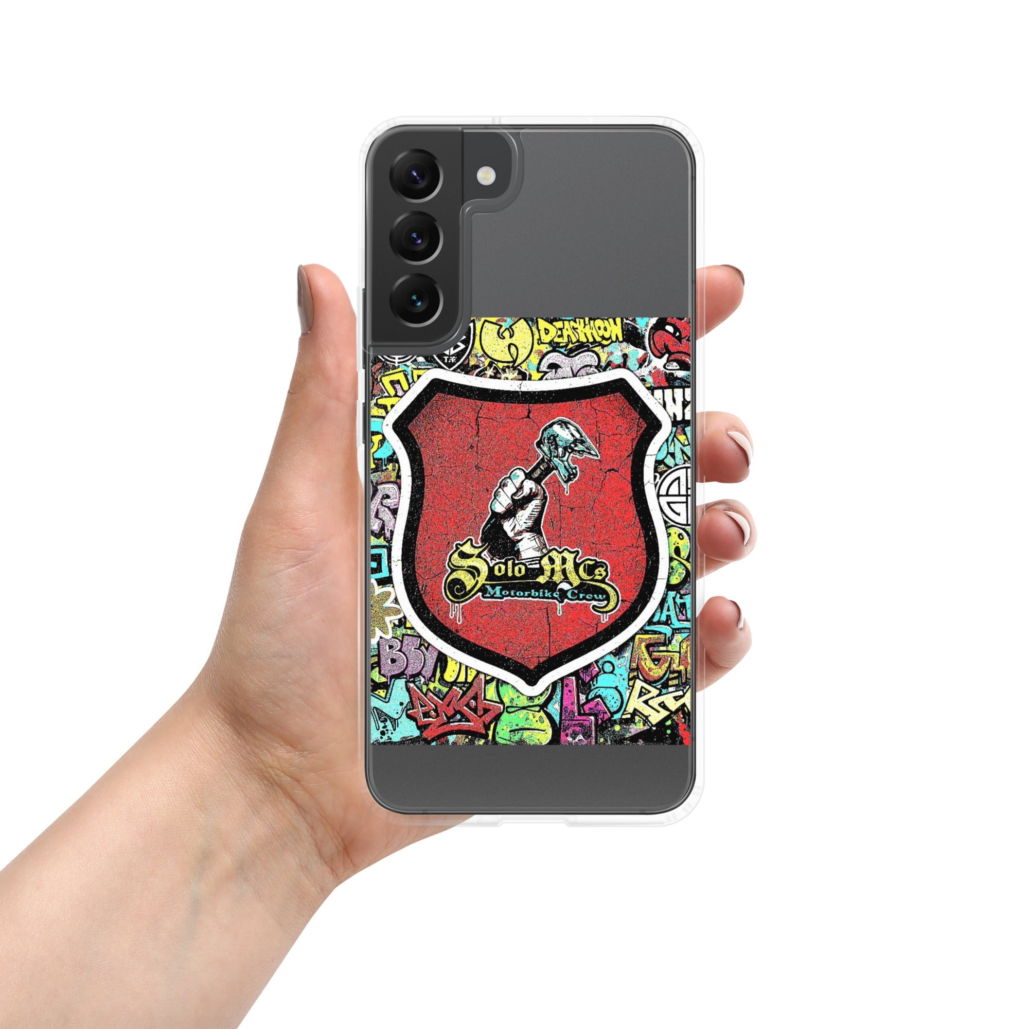 Clear Case for Samsung® - Solo MCs Hip - Hop Motorbike Crew