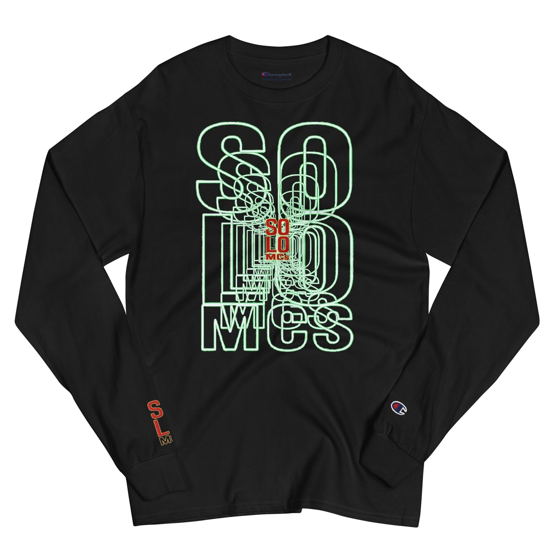 Collab Studio \ Champion Long Sleeve Shirt - str8 off the streets of Muthaphukkin Radford - Hip-Hop Biker Gear - exclusive designs by SoloMCs.com