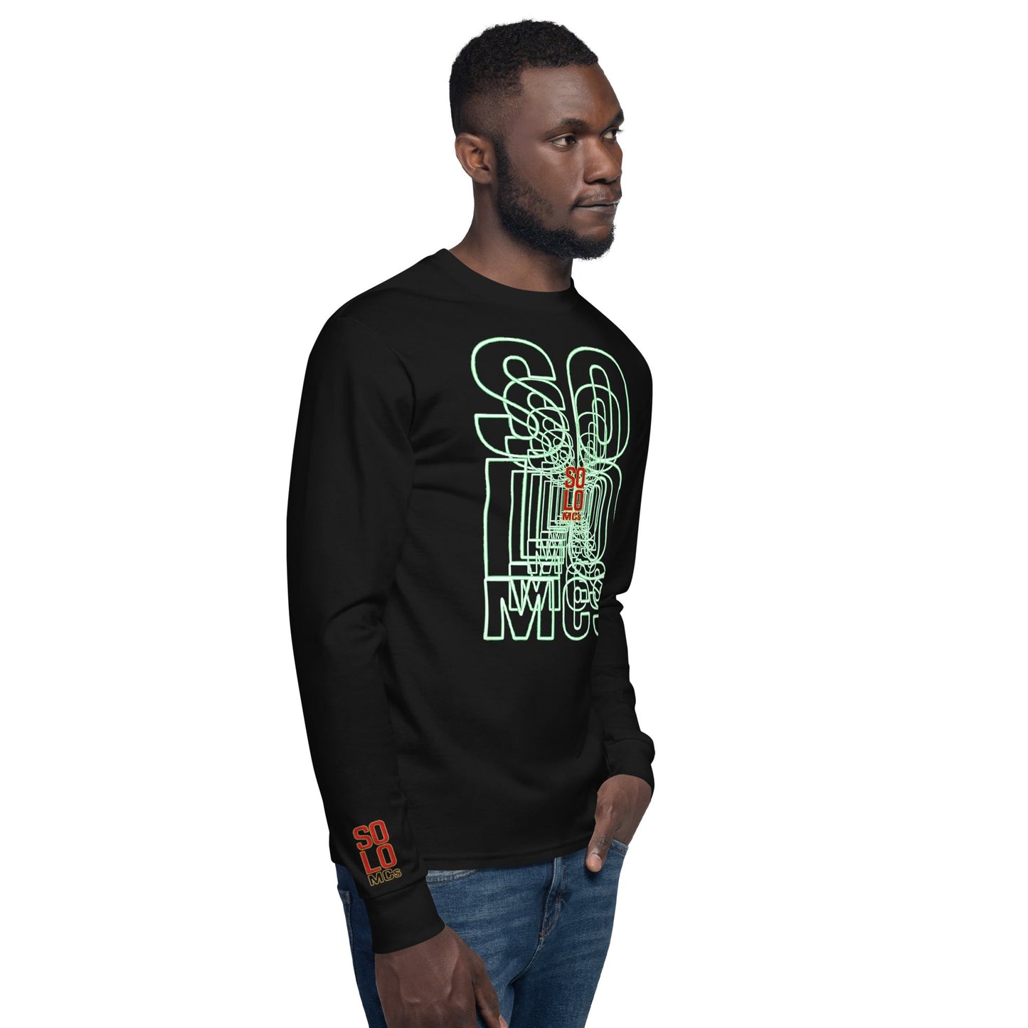 Collab Studio \ Champion Long Sleeve Shirt - str8 off the streets of Muthaphukkin Radford - Hip-Hop Biker Gear - exclusive designs by SoloMCs.com