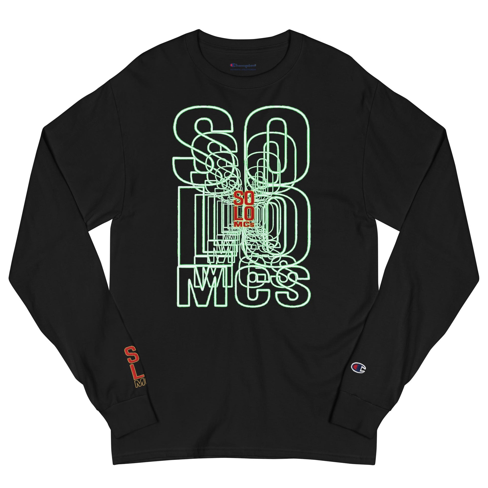 Collab Studio \ Champion Long Sleeve Shirt 2XL - str8 off the streets of Muthaphukkin Radford - Hip-Hop Biker Gear - exclusive designs by SoloMCs.com