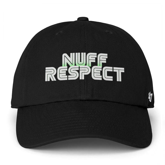 Collab Studio - Solo MCs \ 47 Brand Nuff Respect Hat Black One size - str8 off the streets of Muthaphukkin Radford - Hip-Hop Biker Gear - exclusive designs by SoloMCs.com