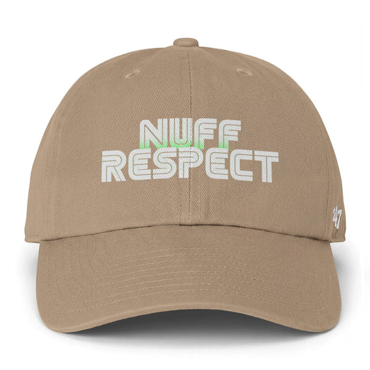 Collab Studio - Solo MCs \ 47 Brand Nuff Respect Hat Khaki One size - str8 off the streets of Muthaphukkin Radford - Hip-Hop Biker Gear - exclusive designs by SoloMCs.com
