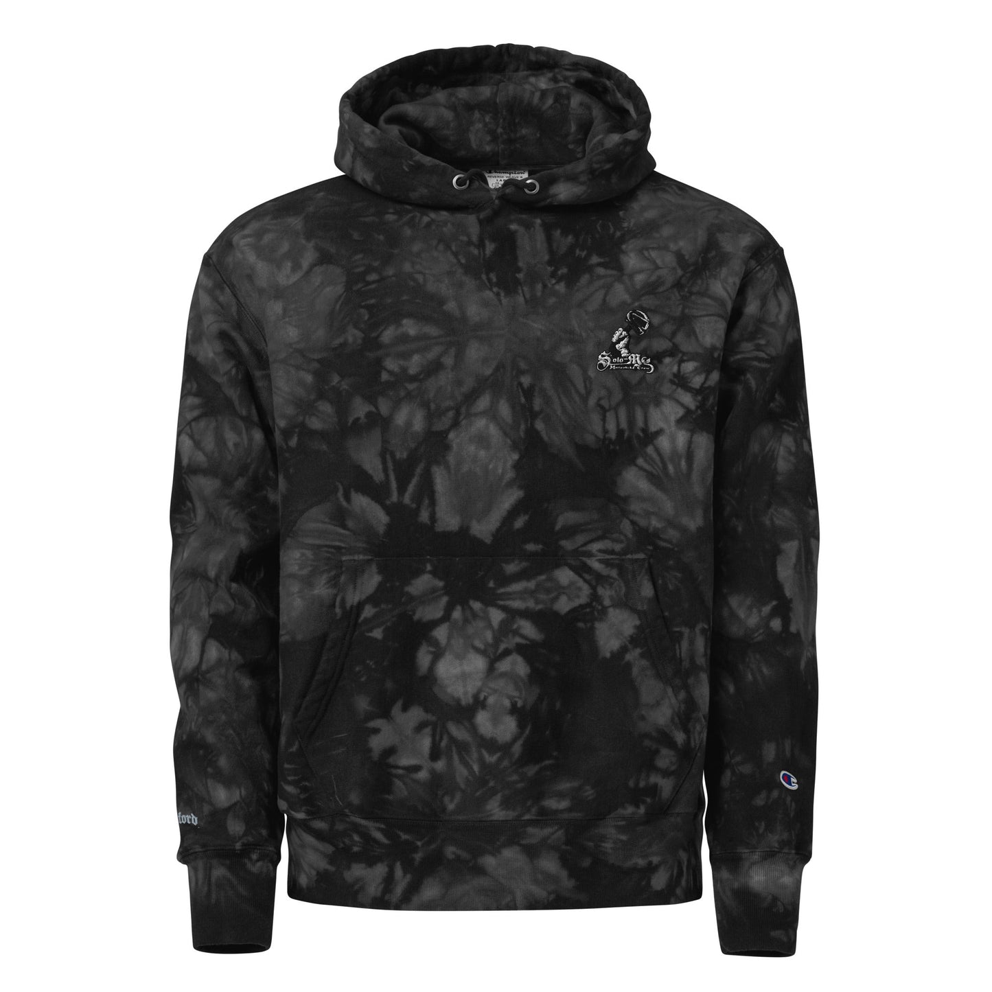 Collab Studio - Solo MCs \ Champion Smoked Out Hoodie Black - str8 off the streets of Muthaphukkin Radford - Hip-Hop Biker Gear - exclusive designs by SoloMCs.com