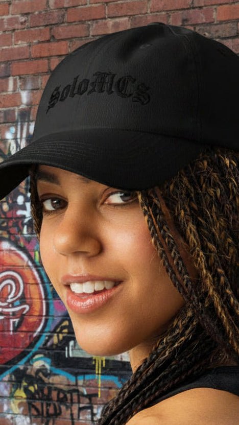 Collab Studio - Solo MCs \ Under Armour® Blackout Hat - str8 off the streets of Muthaphukkin Radford - Hip-Hop Biker Gear - exclusive designs by SoloMCs.com