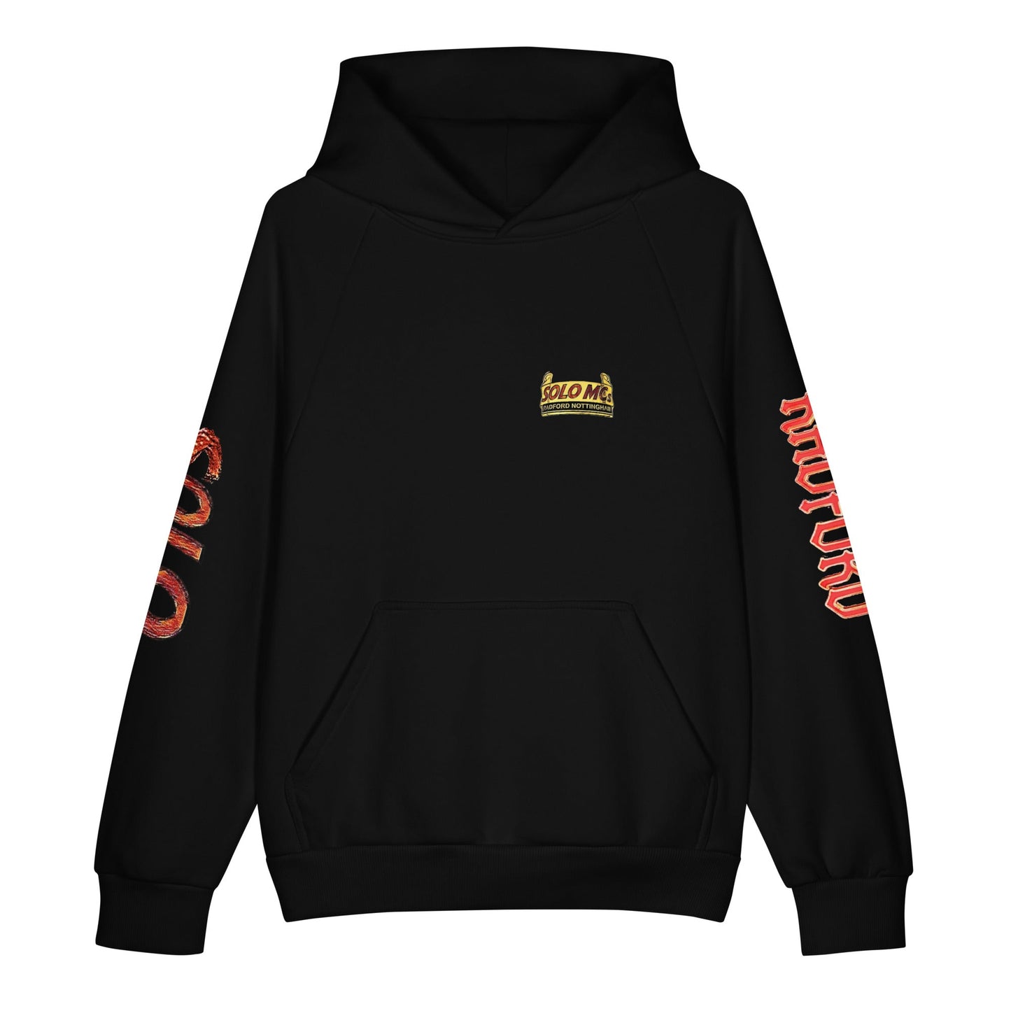 Collab Studio \ Solo MCs x Lane Seven Heavyweight Hoodie - str8 off the streets of Muthaphukkin Radford - Hip-Hop Biker Gear - exclusive designs by SoloMCs.com