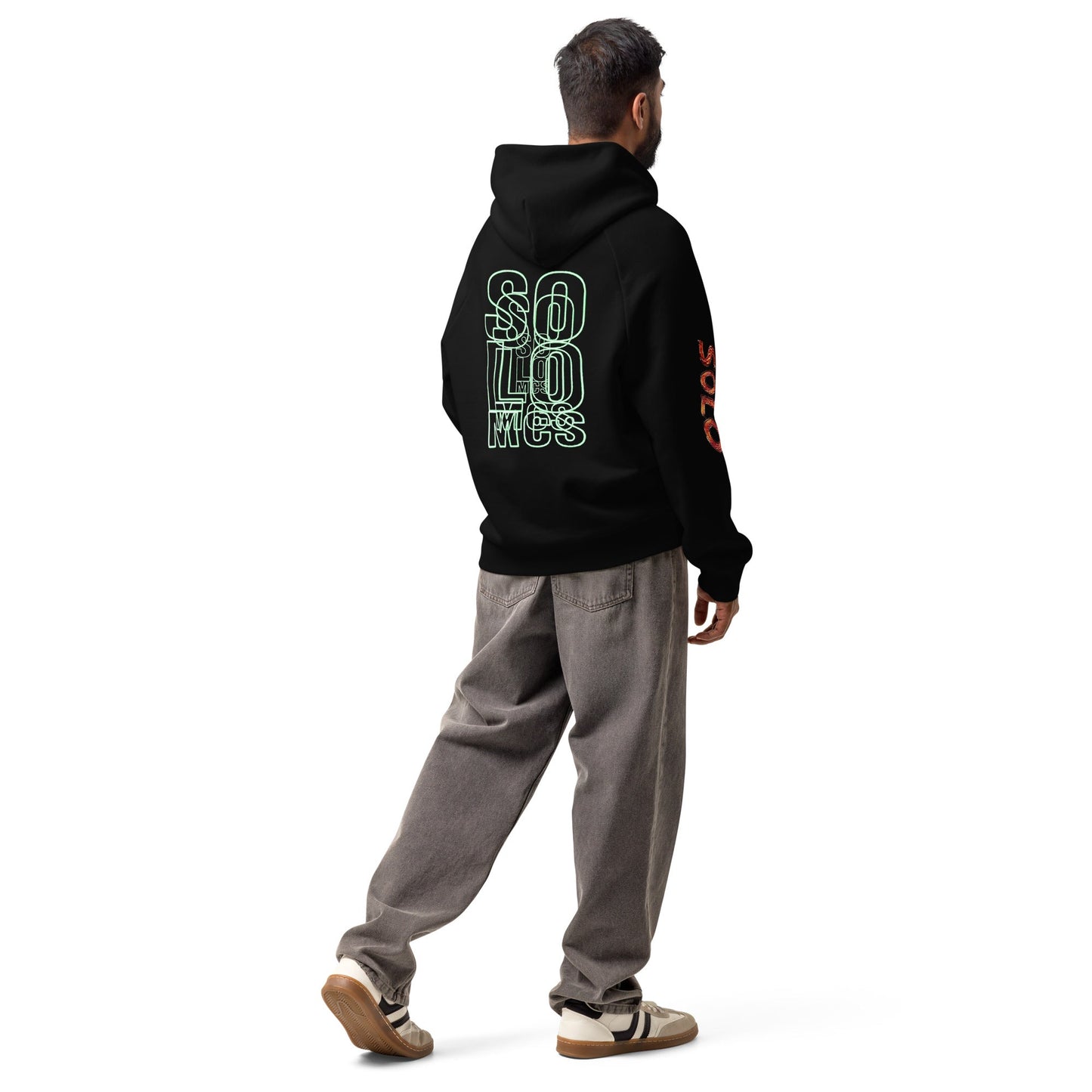 Collab Studio \ Solo MCs x Lane Seven Heavyweight Hoodie - str8 off the streets of Muthaphukkin Radford - Hip-Hop Biker Gear - exclusive designs by SoloMCs.com
