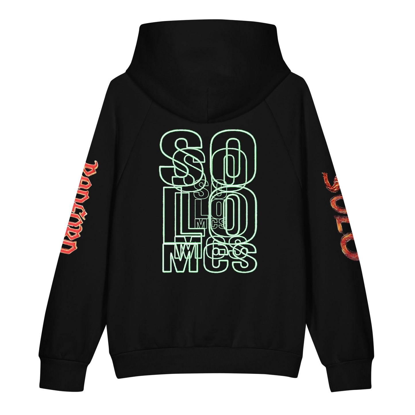 Collab Studio \ Solo MCs x Lane Seven Heavyweight Hoodie - str8 off the streets of Muthaphukkin Radford - Hip-Hop Biker Gear - exclusive designs by SoloMCs.com