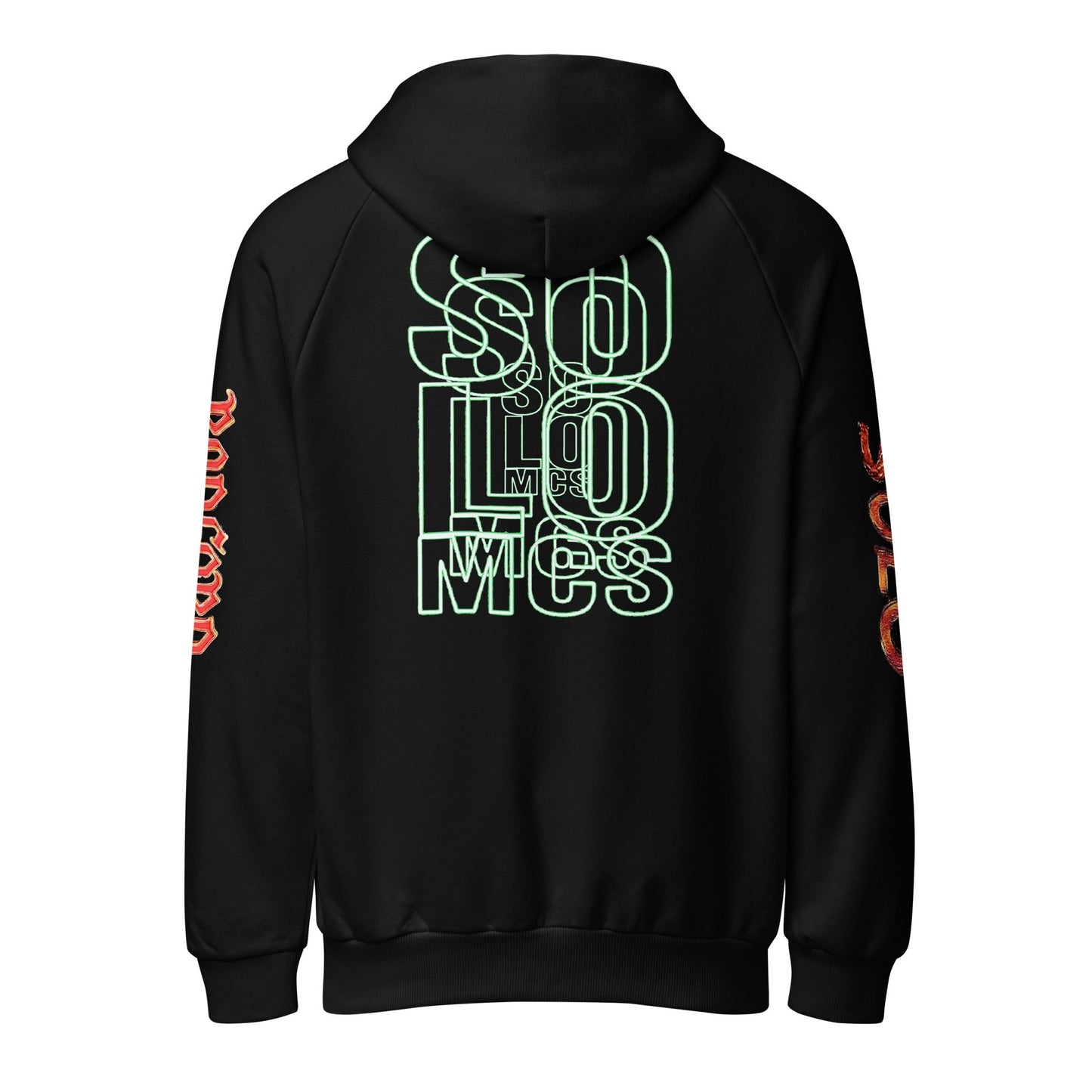 Collab Studio \ Solo MCs x Lane Seven Heavyweight Hoodie - str8 off the streets of Muthaphukkin Radford - Hip-Hop Biker Gear - exclusive designs by SoloMCs.com