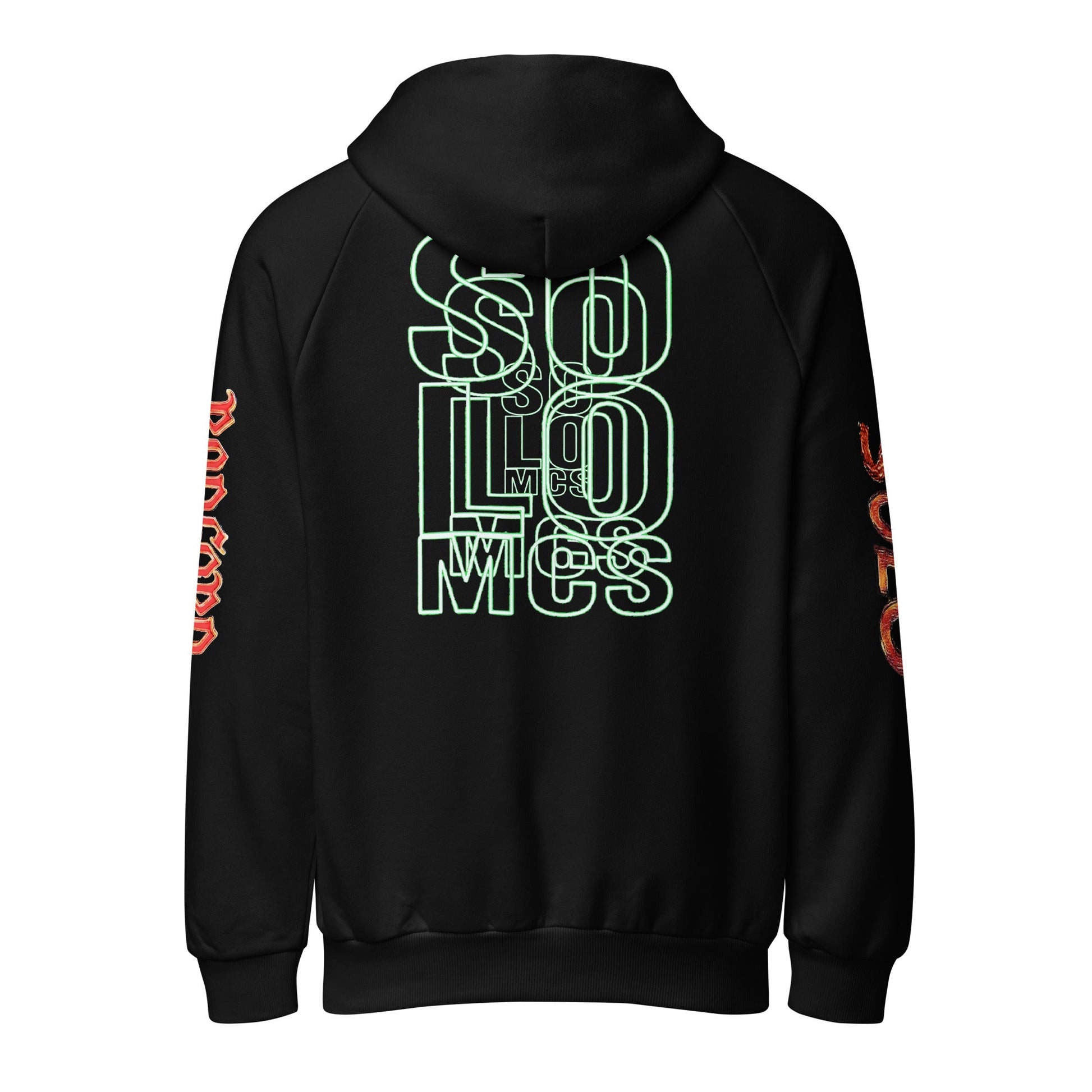 Collab Studio \ Solo MCs x Lane Seven Heavyweight Hoodie - str8 off the streets of Muthaphukkin Radford - Hip-Hop Biker Gear - exclusive designs by SoloMCs.com