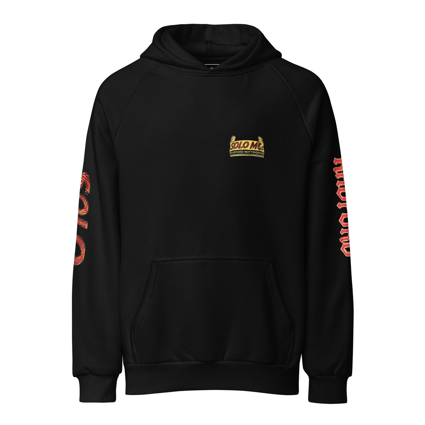 Collab Studio \ Solo MCs x Lane Seven Heavyweight Hoodie - str8 off the streets of Muthaphukkin Radford - Hip-Hop Biker Gear - exclusive designs by SoloMCs.com