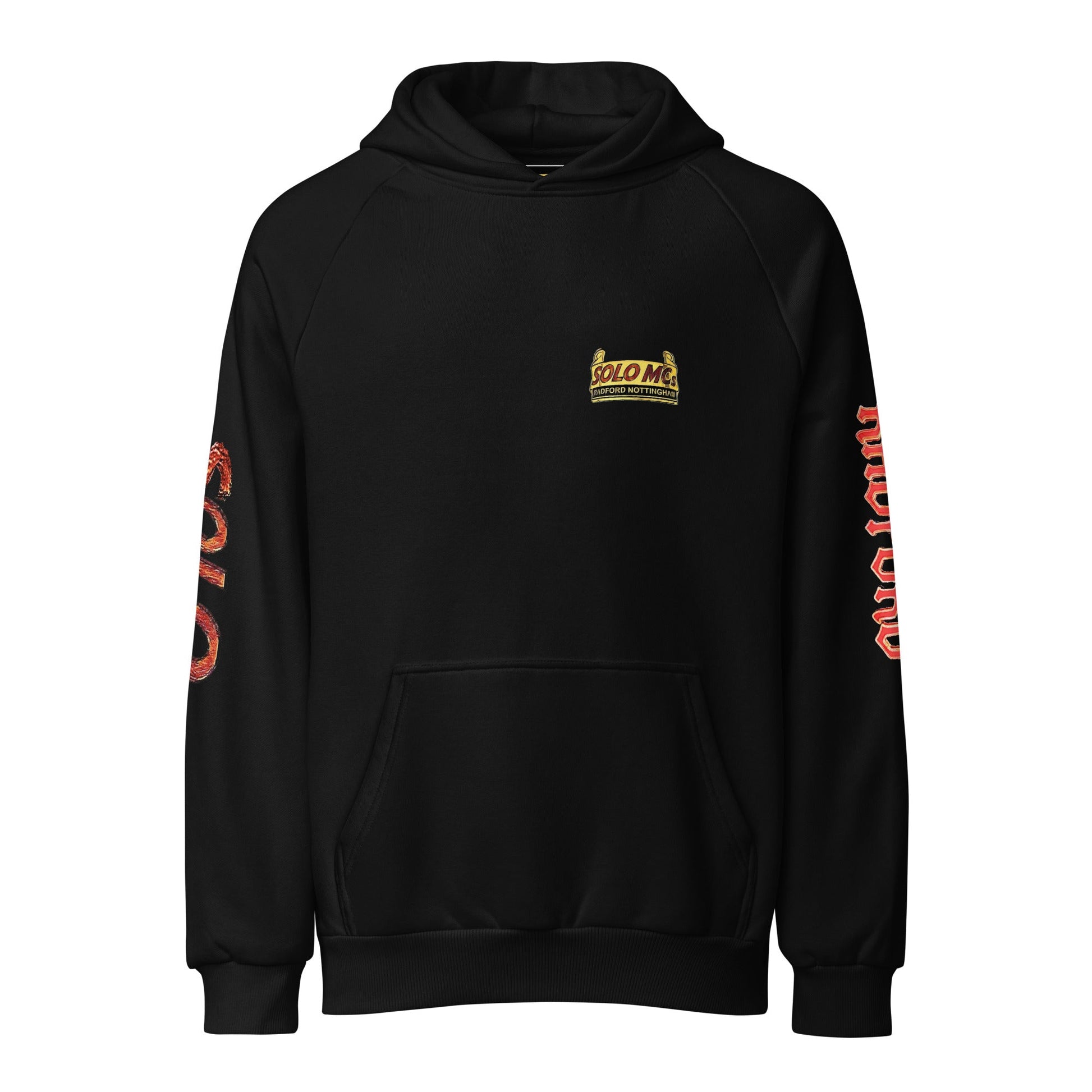 Collab Studio \ Solo MCs x Lane Seven Heavyweight Hoodie - str8 off the streets of Muthaphukkin Radford - Hip-Hop Biker Gear - exclusive designs by SoloMCs.com