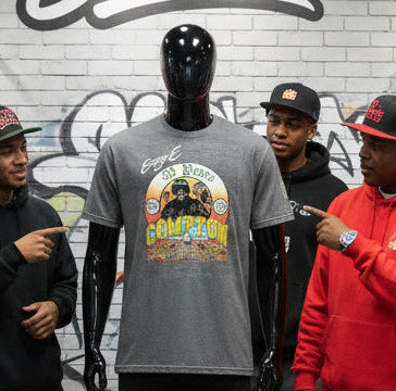 SM018 - Compton Godfather Mural T - str8 off the streets of Muthaphukkin Radford - Hip-Hop Biker Gear - exclusive designs by SoloMCs.com
