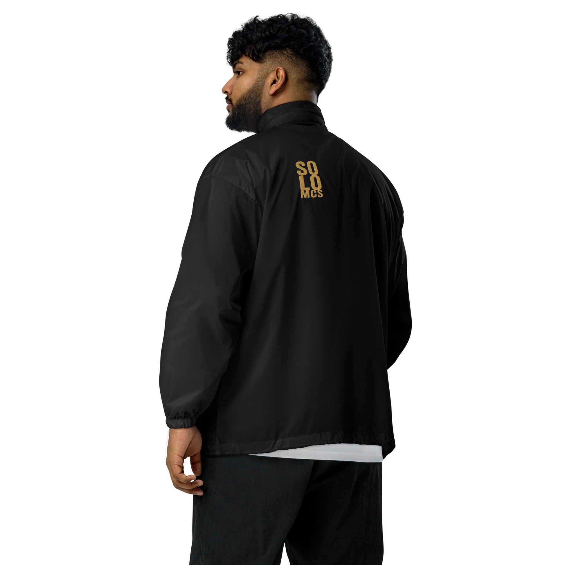 Embroidered Waterproof Jacket - str8 off the streets of Muthaphukkin Radford - Hip-Hop Biker Gear - exclusive designs by SoloMCs.com