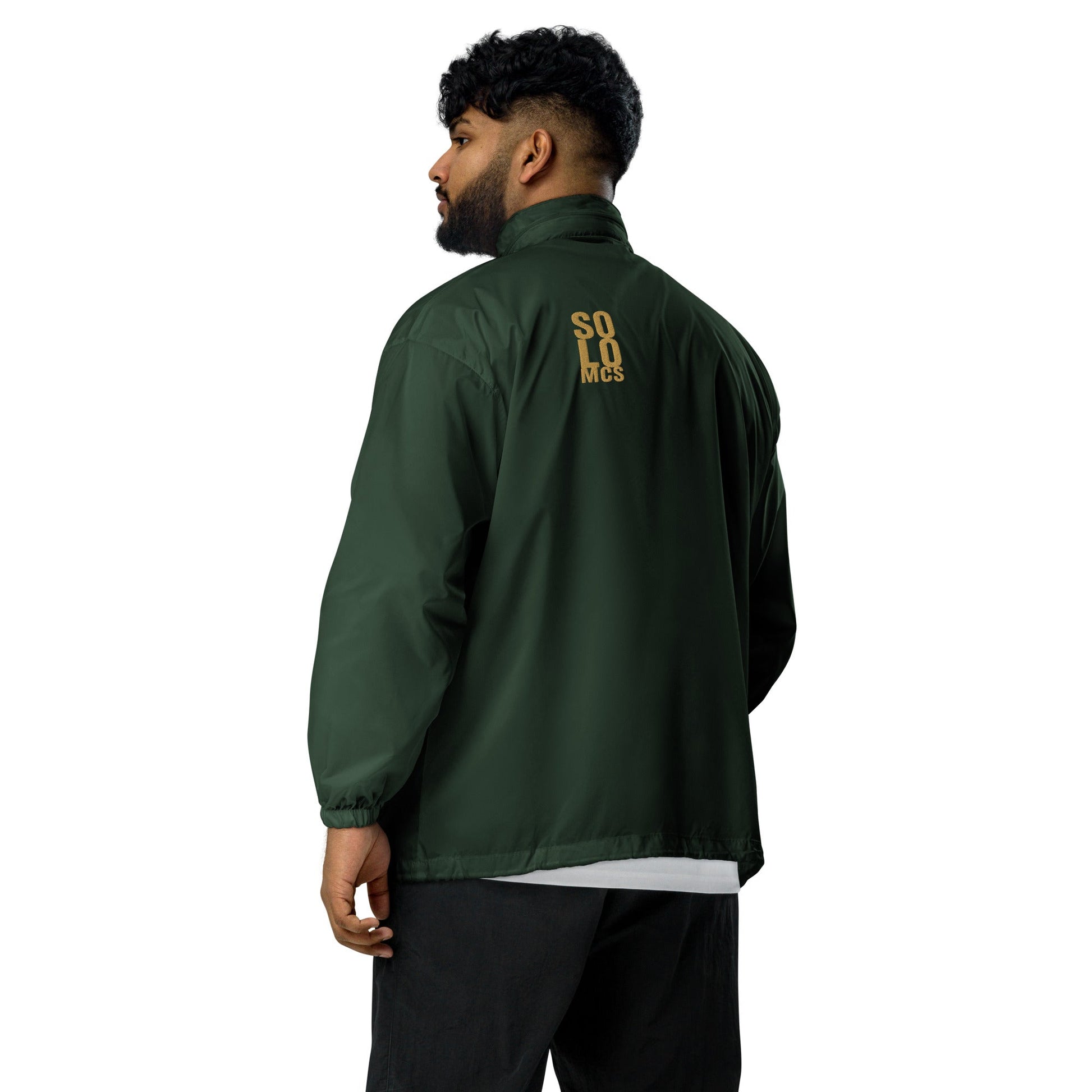 Embroidered Waterproof Jacket - str8 off the streets of Muthaphukkin Radford - Hip-Hop Biker Gear - exclusive designs by SoloMCs.com