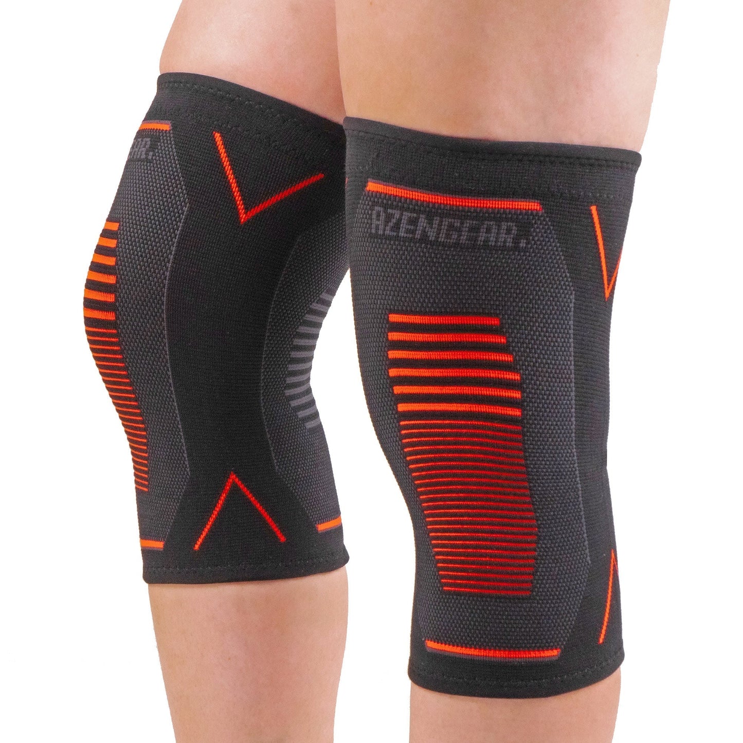 Knee Support Compression Brace (Pair) - Solo MCs Hip - Hop Motorbike Crew