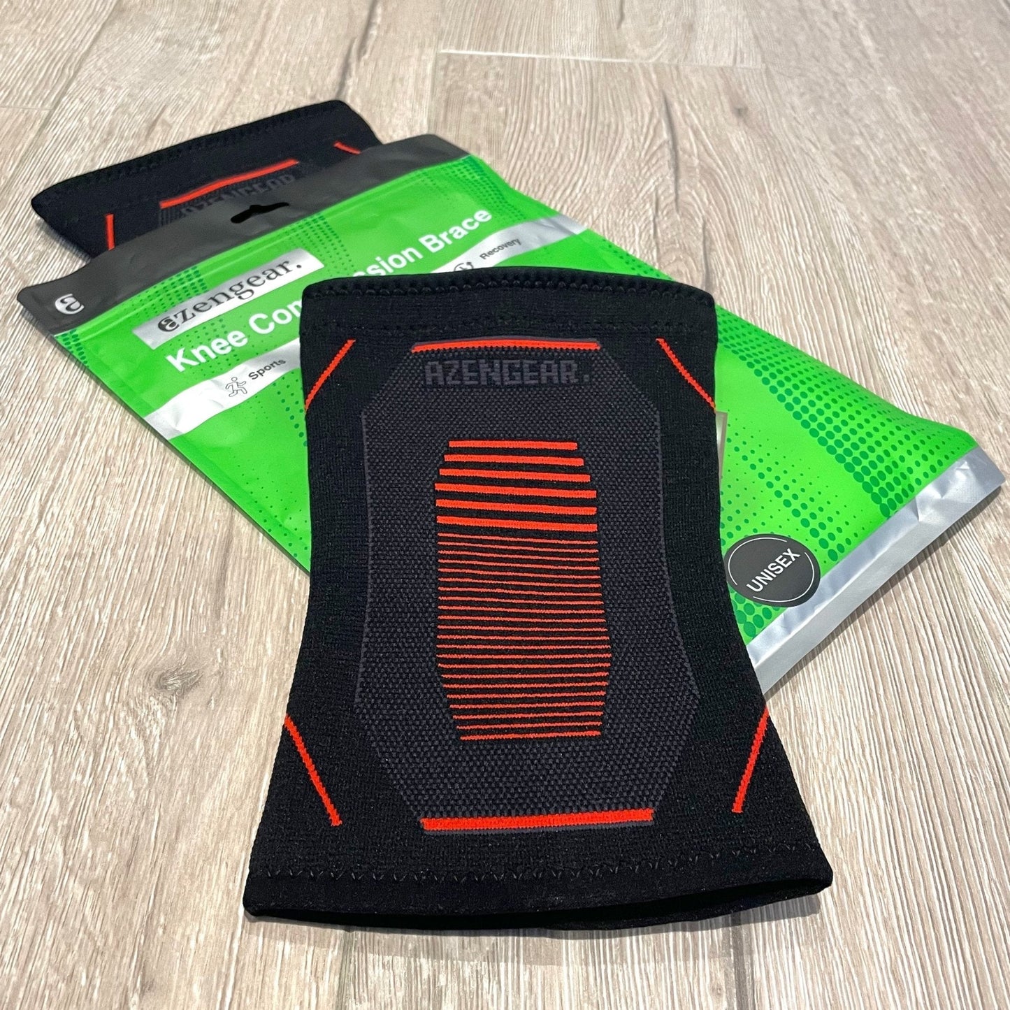 Knee Support Compression Brace (Pair) - Solo MCs Hip - Hop Motorbike Crew