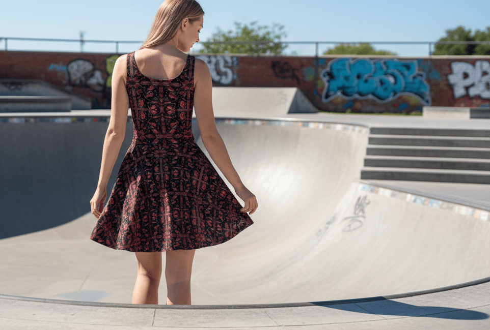 SM3011 Later Boy Skater Dress - str8 off the streets of Muthaphukkin Radford - Hip-Hop Biker Gear - exclusive designs by SoloMCs.com