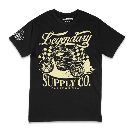 Legendary Supply Co T-Shirt - Solo MCs Hip - Hop Motorbike Crew
