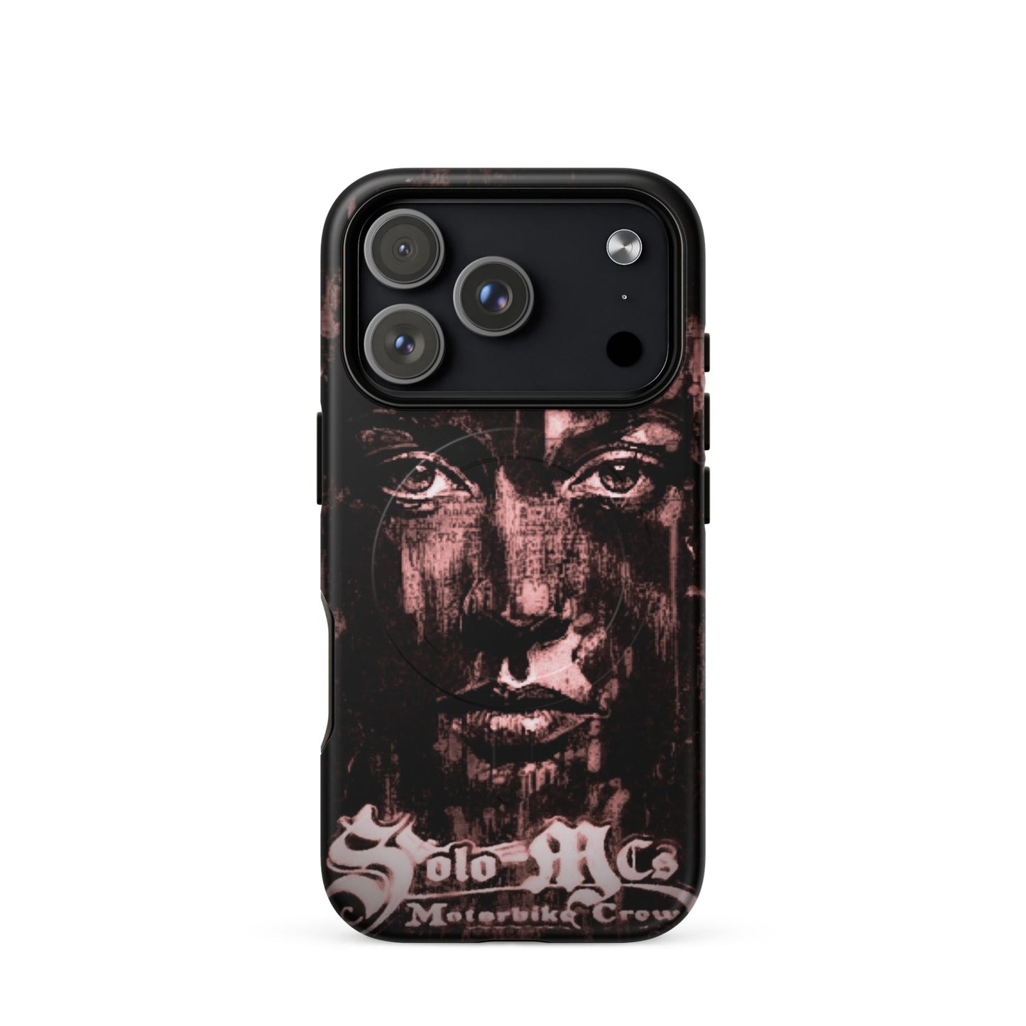Look MagSafe® tough case for iPhone® iPhone 17 Pro - str8 off the streets of Muthaphukkin Radford - Hip-Hop Biker Gear - exclusive designs by SoloMCs.com