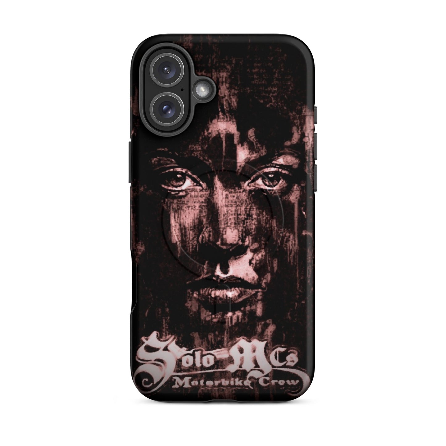 Look MagSafe® tough case for iPhone® iPhone 16 Plus - str8 off the streets of Muthaphukkin Radford - Hip-Hop Biker Gear - exclusive designs by SoloMCs.com