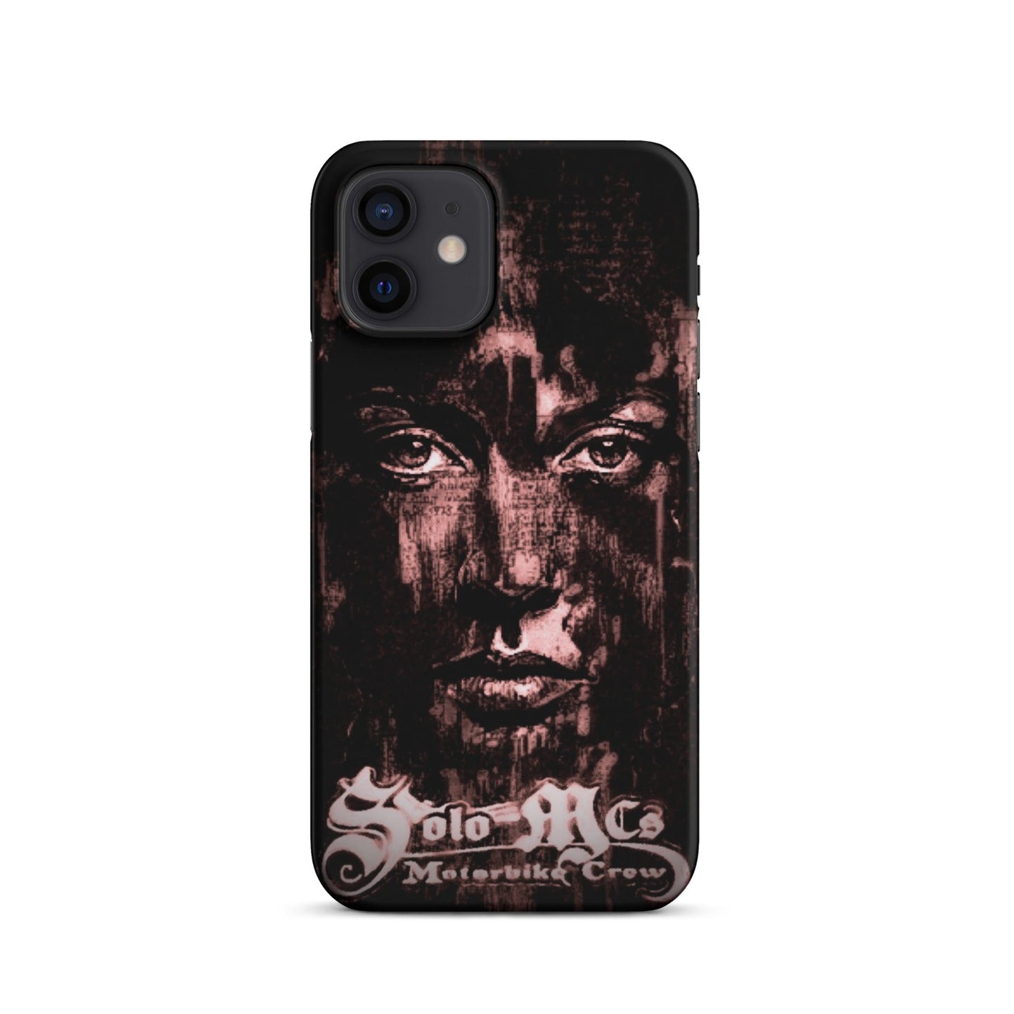 Look Snap case for iPhone® iPhone 12 - str8 off the streets of Muthaphukkin Radford - Hip-Hop Biker Gear - exclusive designs by SoloMCs.com
