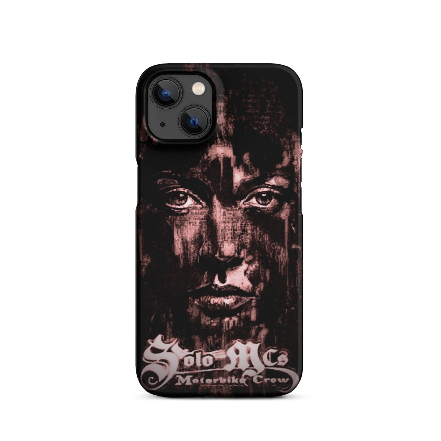 Look Snap case for iPhone® iPhone 13 - str8 off the streets of Muthaphukkin Radford - Hip-Hop Biker Gear - exclusive designs by SoloMCs.com